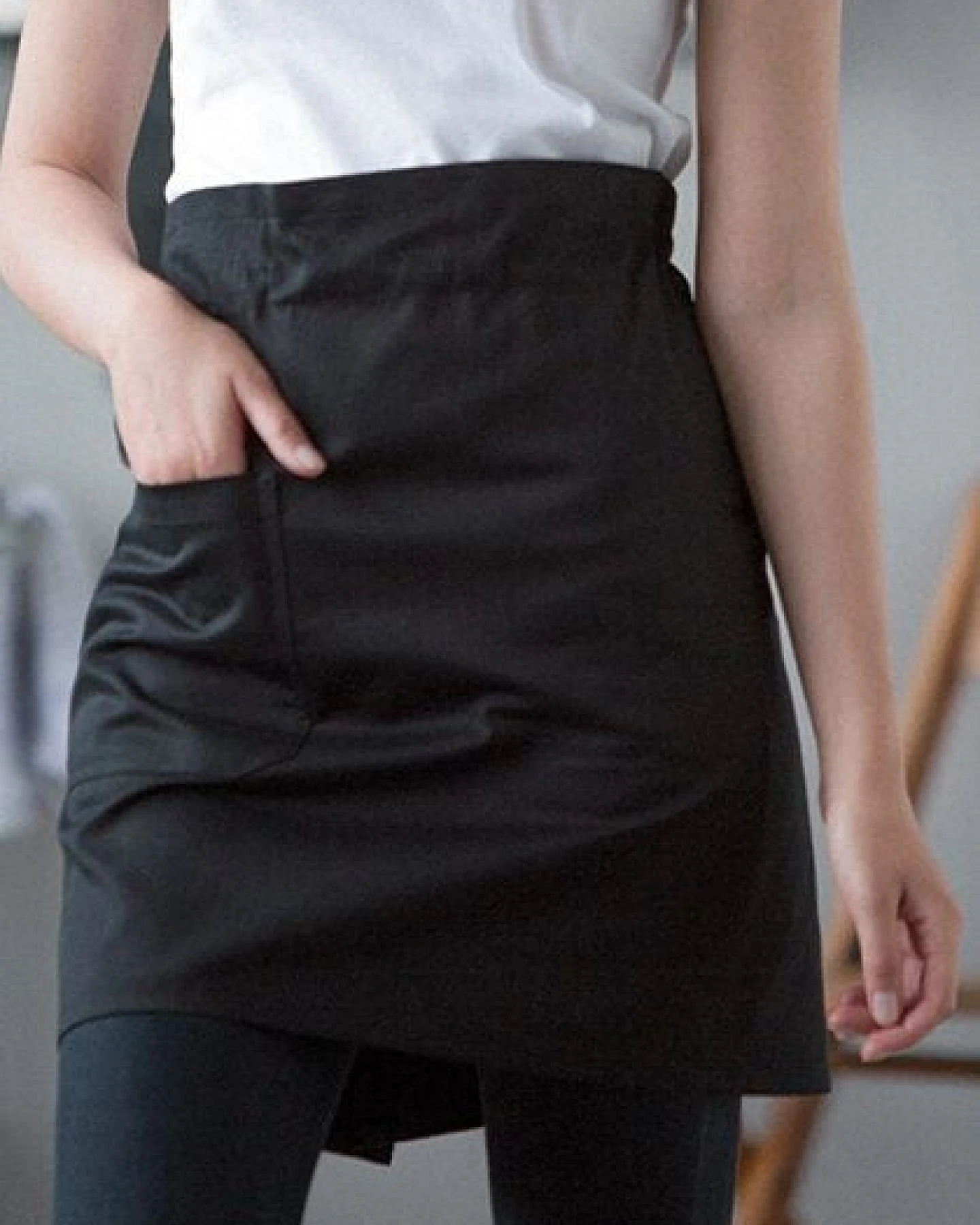 Neutral® Damen / Herren Cafe Bistro Schürze – Ansicht 2