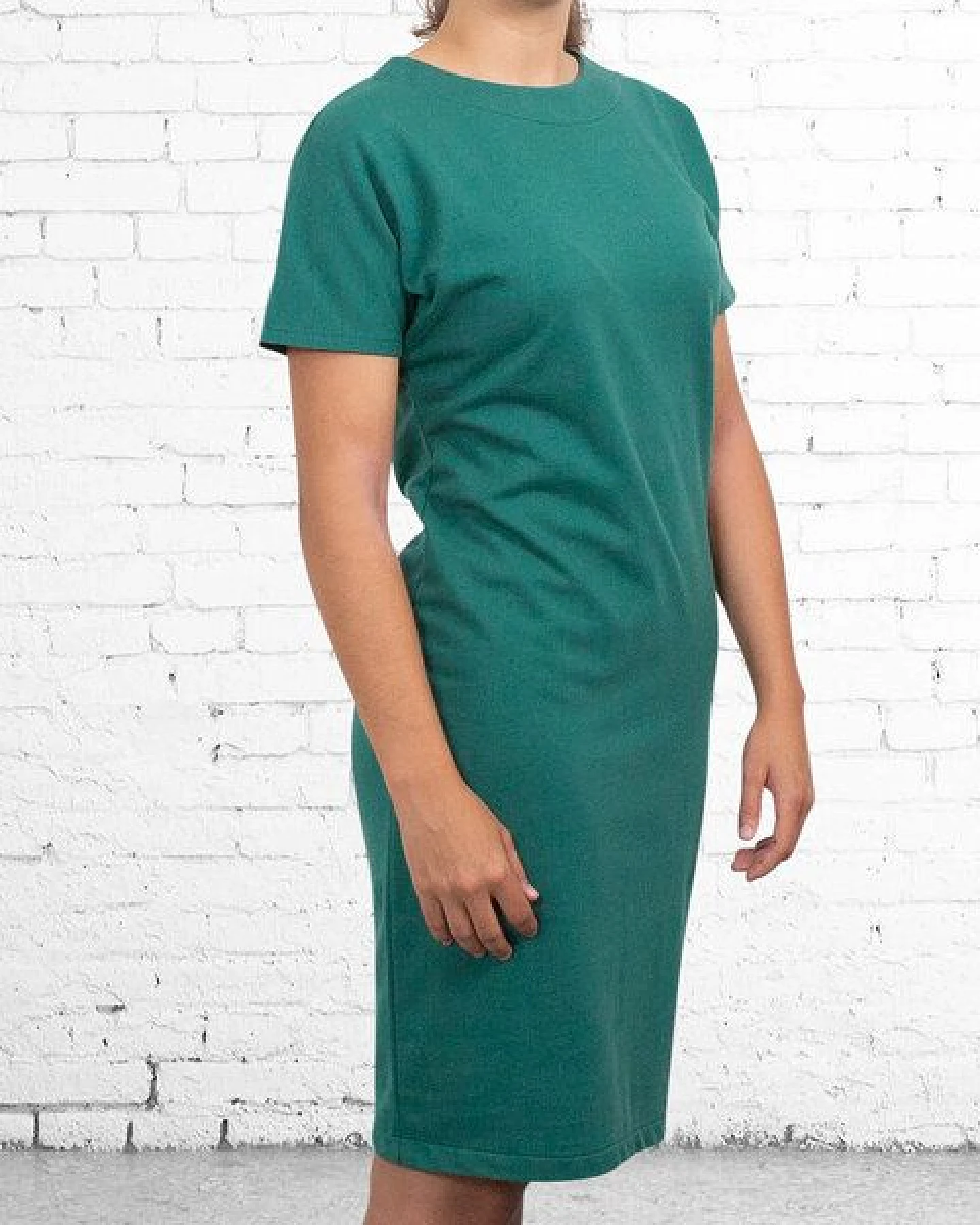 The Driftwood Tales Kurzärmeliges Kleid aus Sweatshirtstoff – Ansicht 3