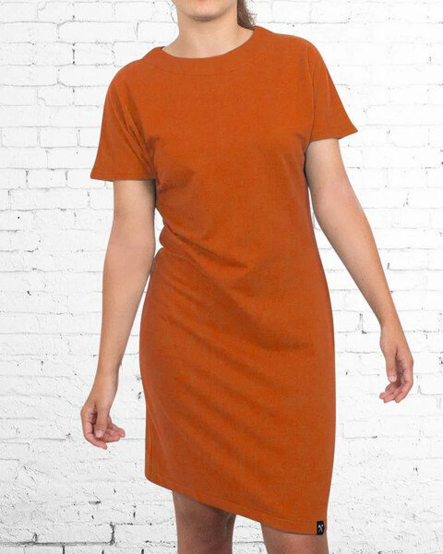 The Driftwood Tales Kurzärmeliges Kleid aus Sweatshirtstoff – Ansicht 2