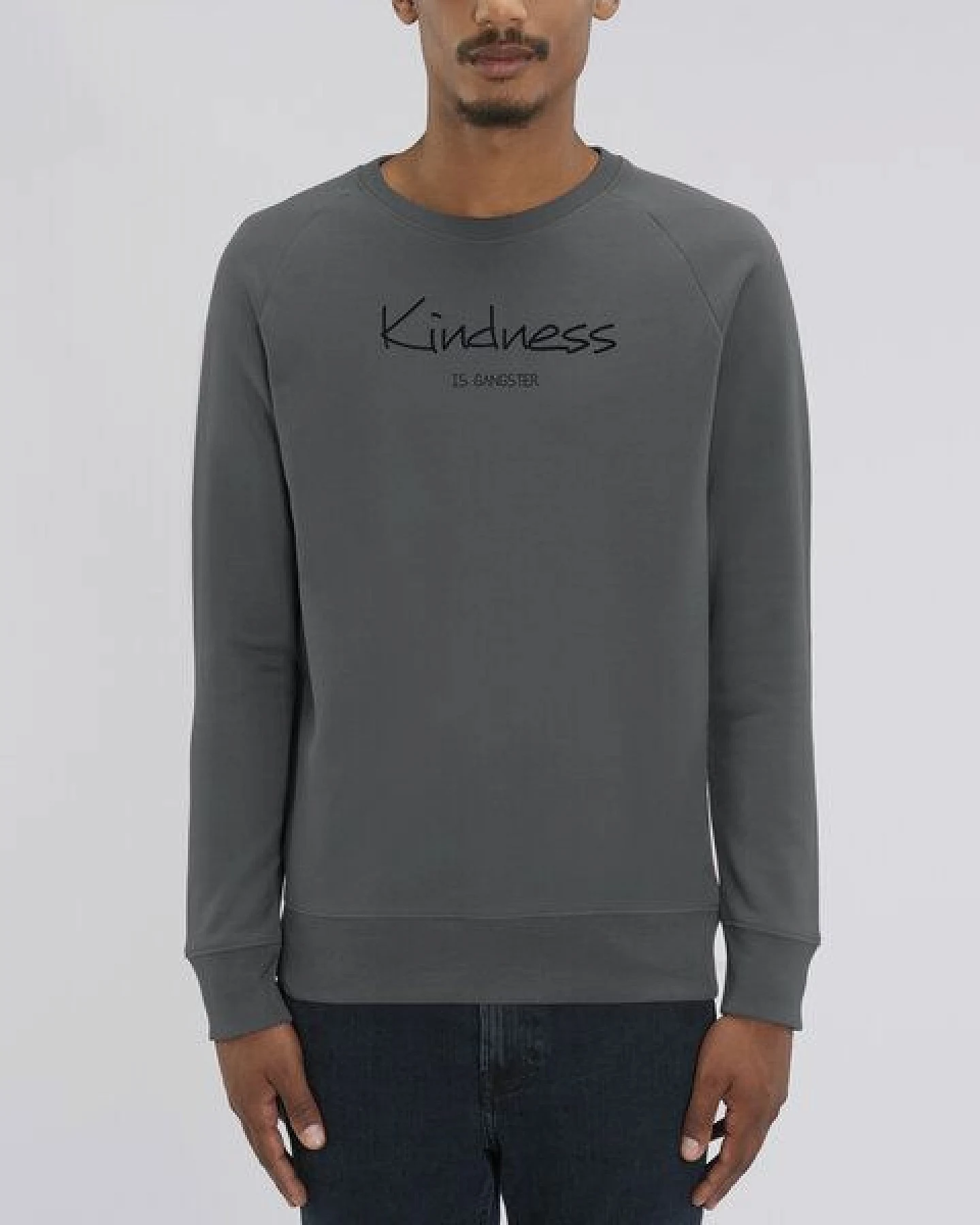 Human Family Bio Herren Sweatshirt "Practice - Kindness" – Ansicht 3