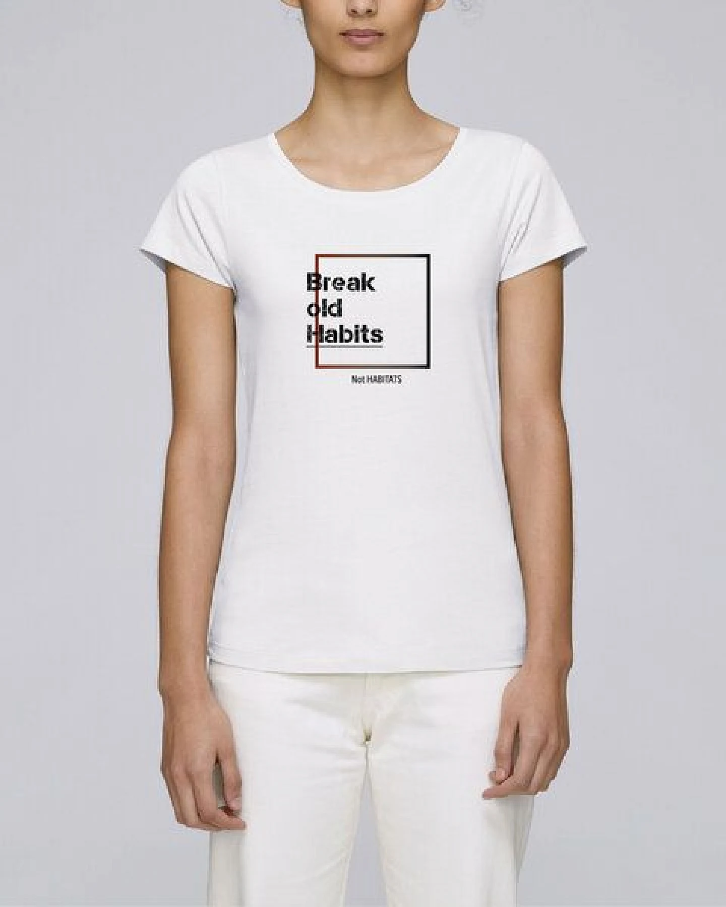 Human Family Bio Damen Sommer T-Shirt "Faith - Old Habits" – Ansicht 2