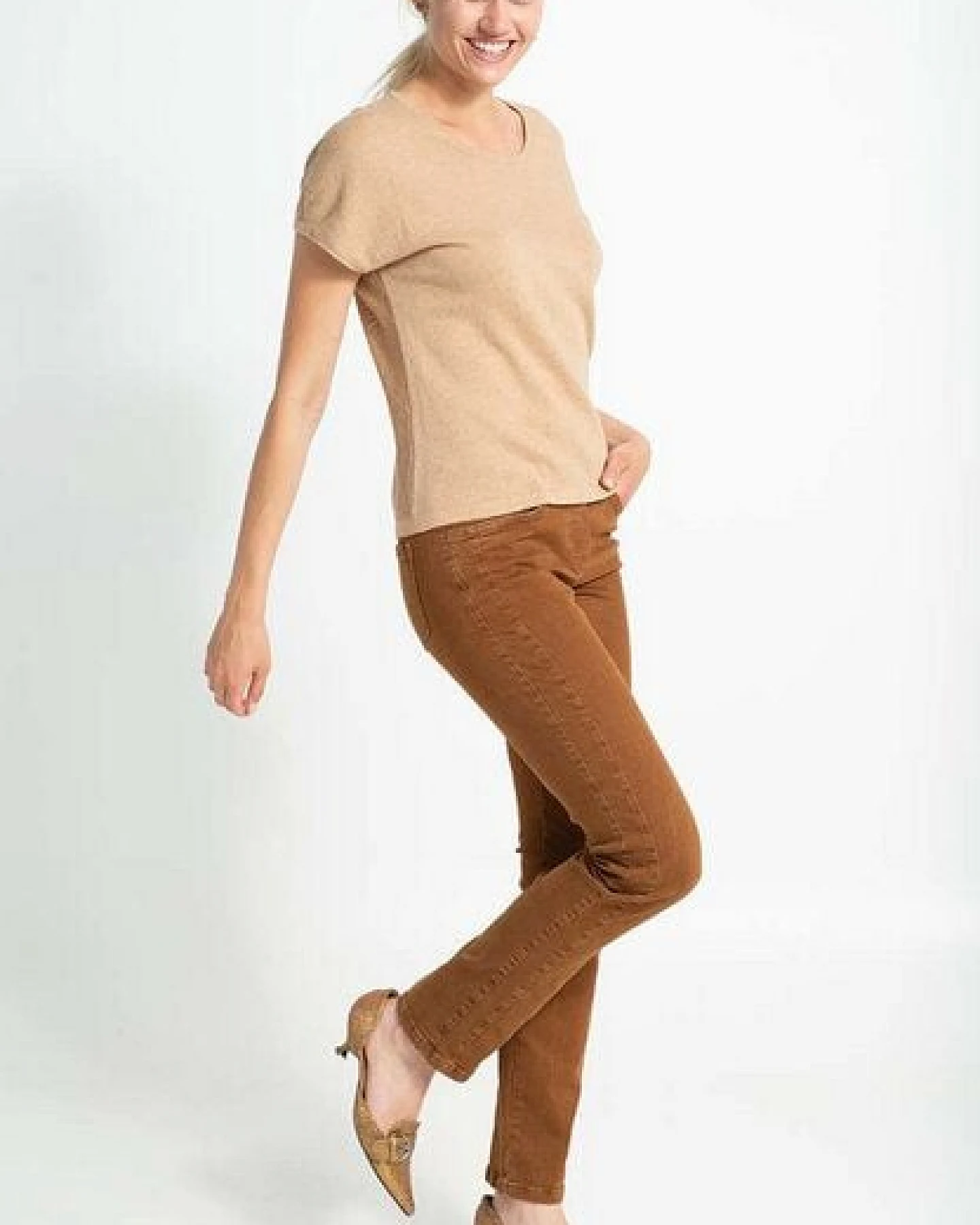 Alma & Lovis Strickshirt aus ungefärbter Bio-Baumwolle – Ansicht 3