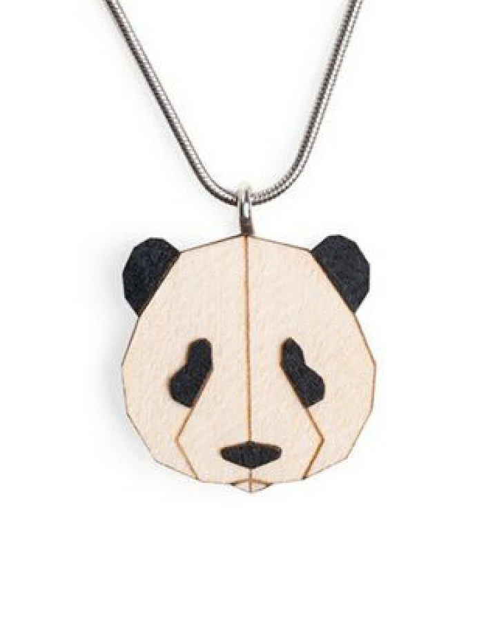 BeWooden Halskette Panda