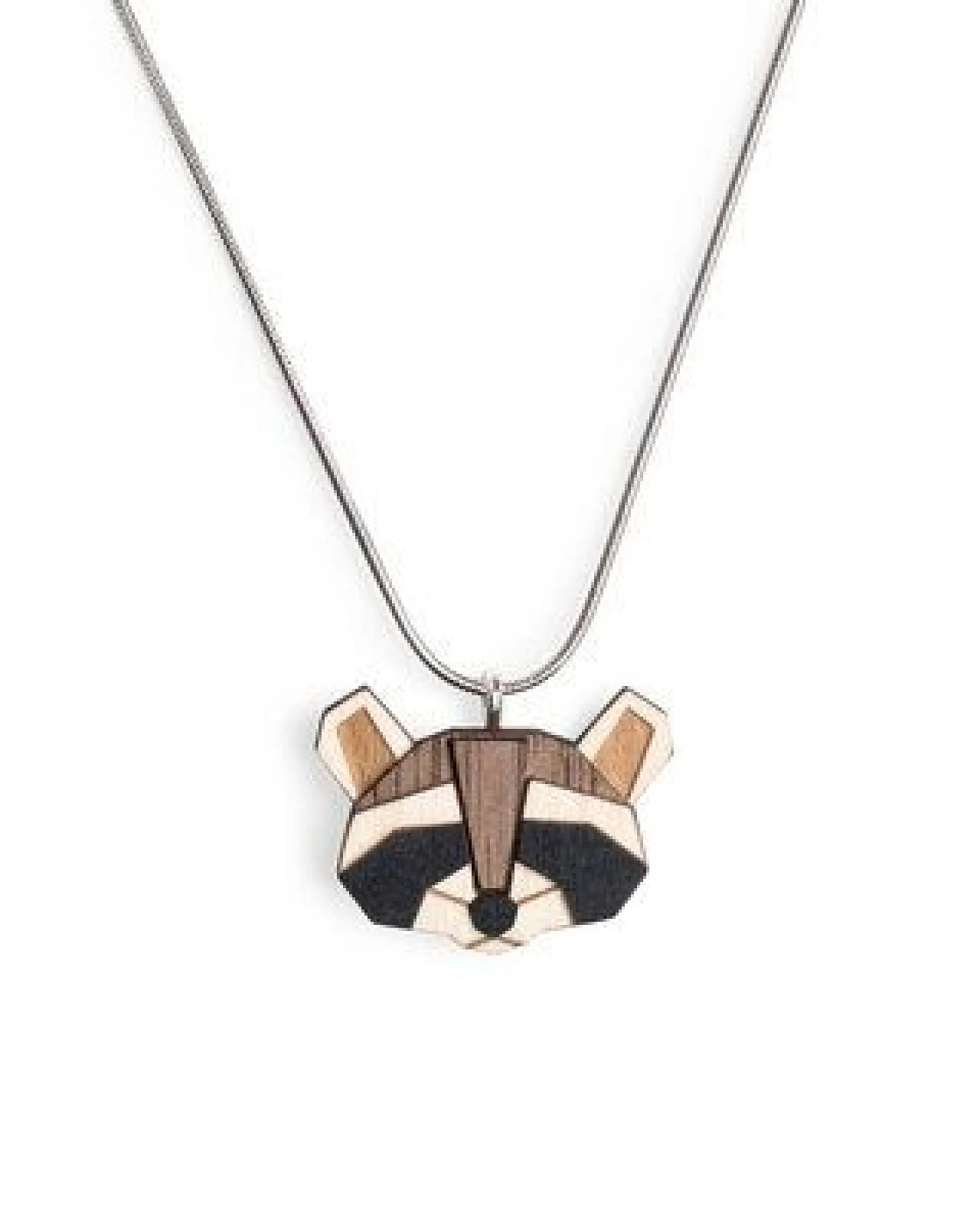 BeWooden Halskette Waschbär – Ansicht 3