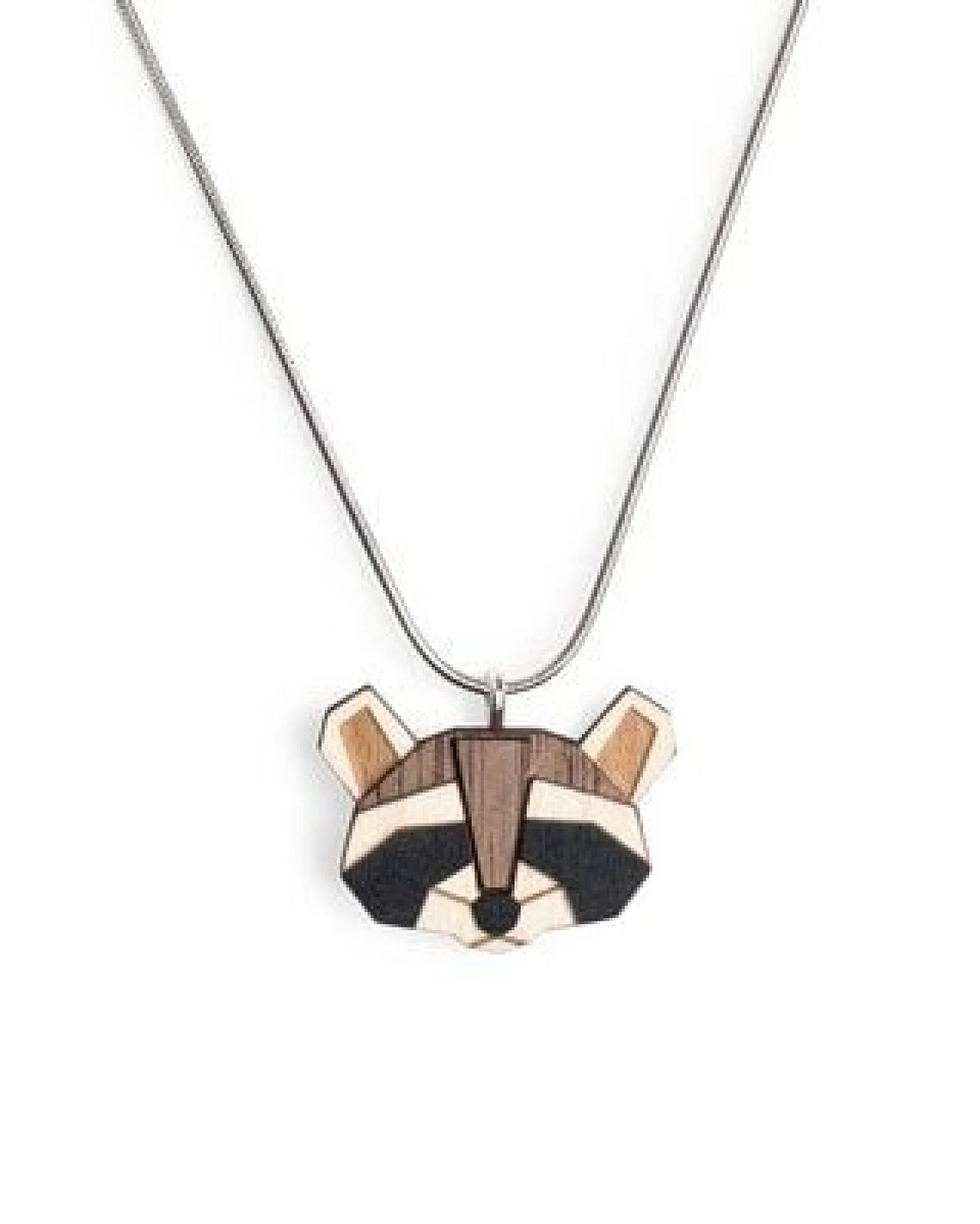 BeWooden Halskette Waschbär – Ansicht 3