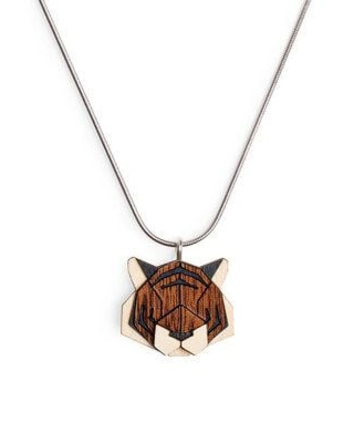 BeWooden Halskette Tiger – Ansicht 4