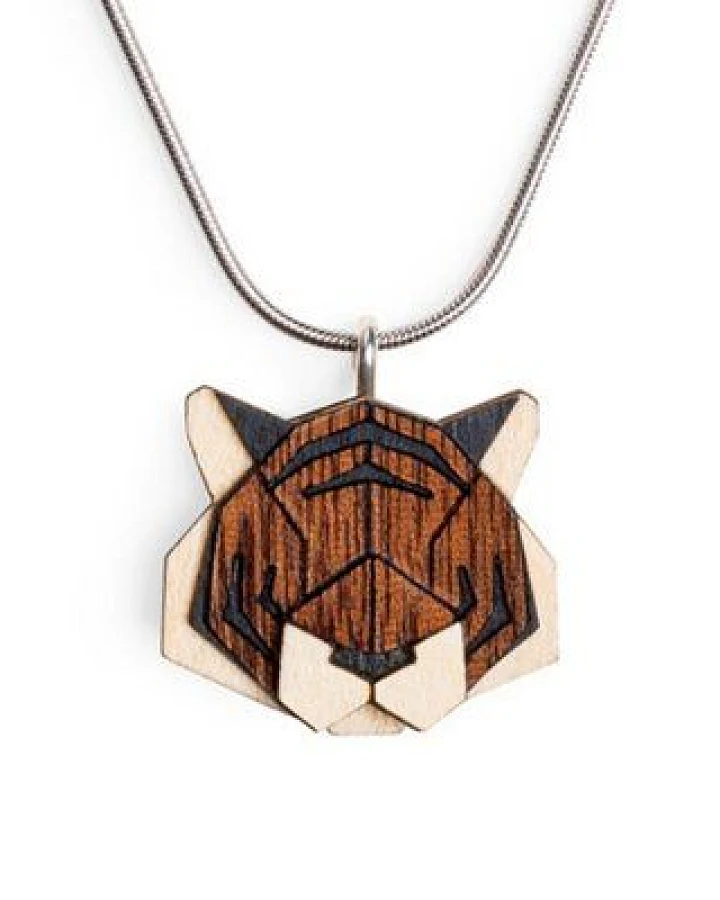 BeWooden Halskette Tiger