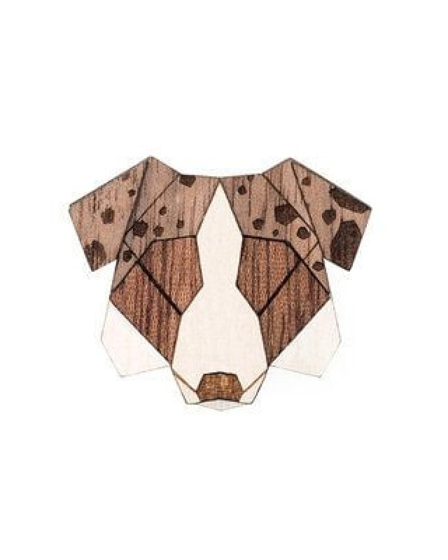 BeWooden Brosche aus Holz "Australian Shepherd Dog" – Ansicht 4