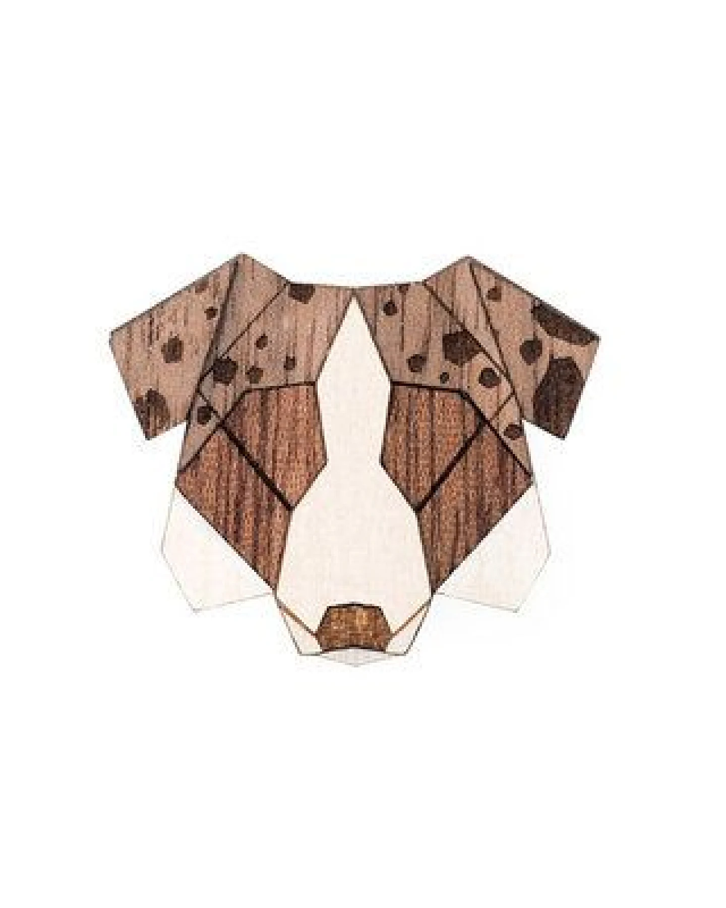 BeWooden Brosche aus Holz "Australian Shepherd Dog" – Ansicht 4