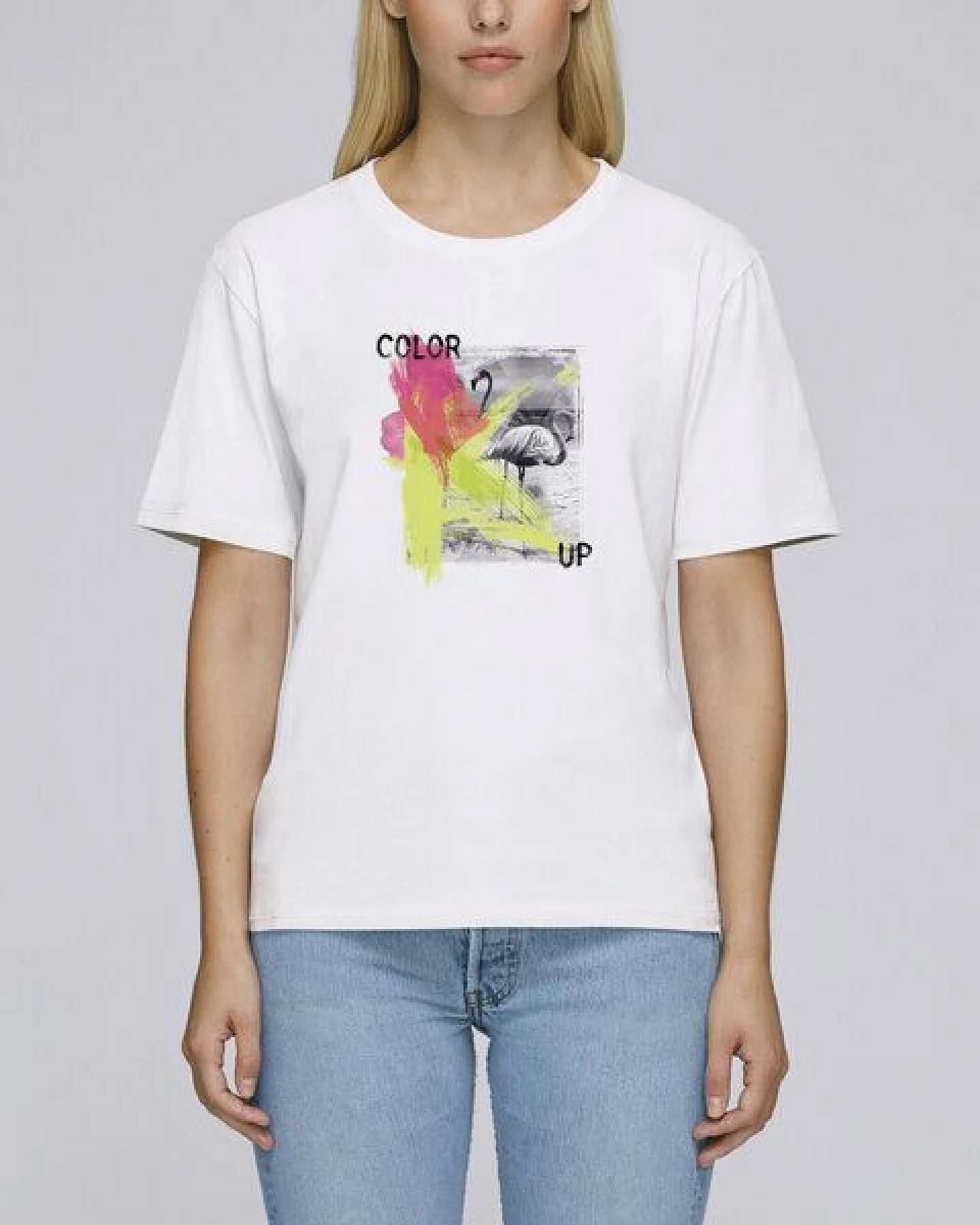 Human Family Bio Damen oversize T-Shirt "Color Up" – Ansicht 2