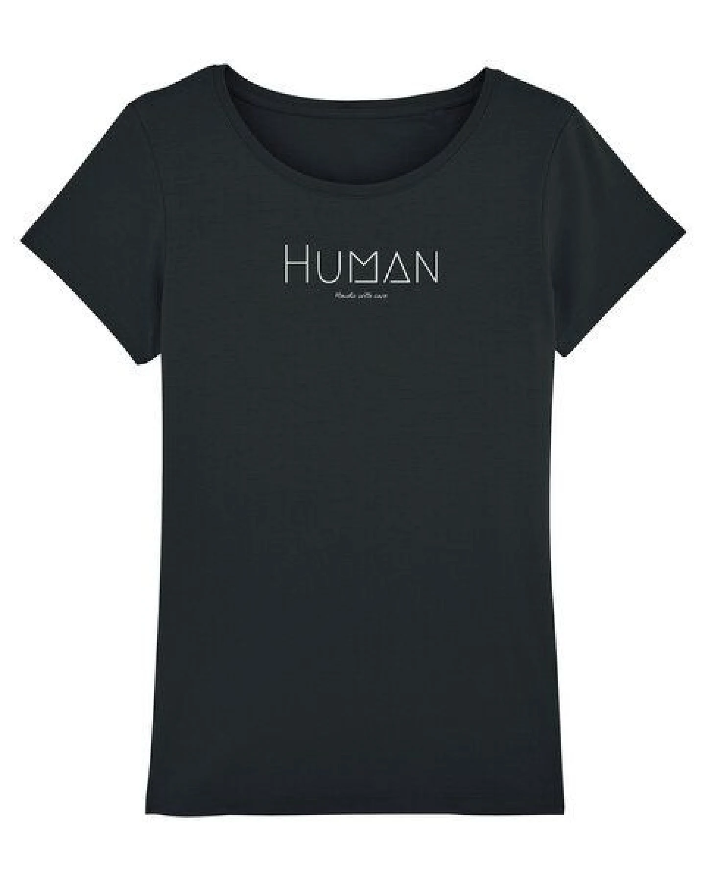 Human Family Bio Damen Sommer T-Shirt "Faith - Human" in 6 Farben – Ansicht 2