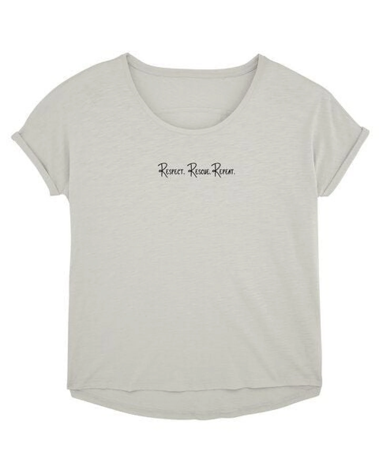 Human Family Oversize Damen T-Shirt - Relaxing "Respect" – Ansicht 2