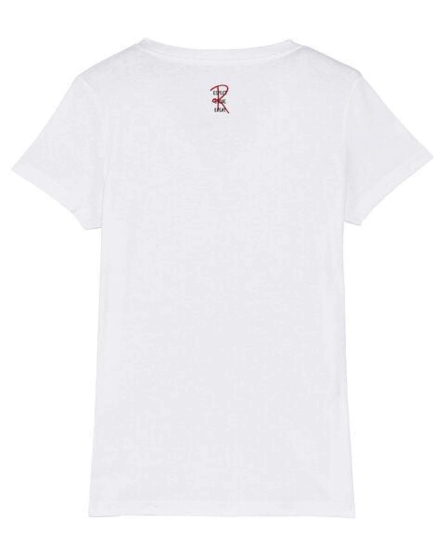 Human Family Damen V-Neck T-Shirt "Evolution - Respect Rescue" – Ansicht 3