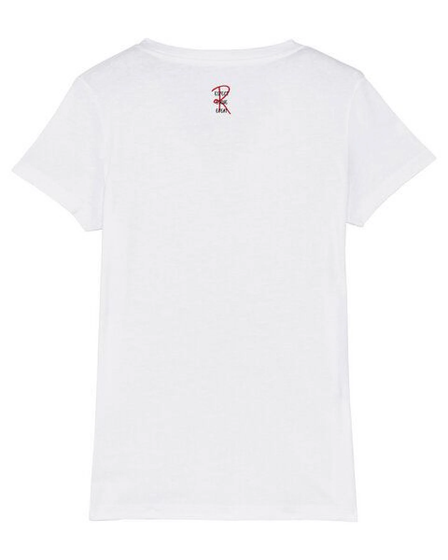 Human Family Damen V-Neck T-Shirt "Evolution - Respect Rescue" – Ansicht 3