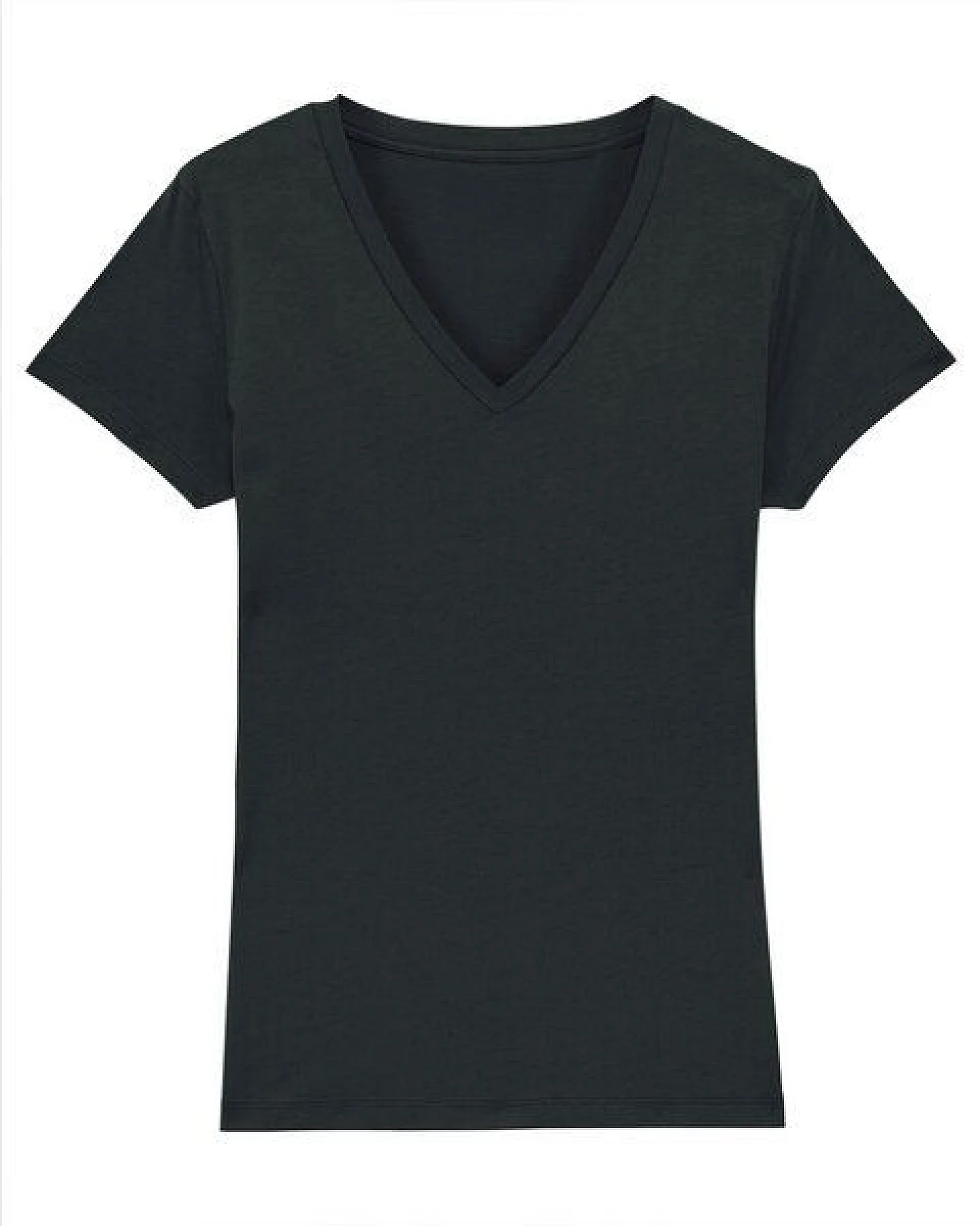 Human Family Damen T-Shirt mit V-Ausschnitt "Evolution - Stand Against" in 4 Farben aus Bio-Baumwolle – Ansicht 2