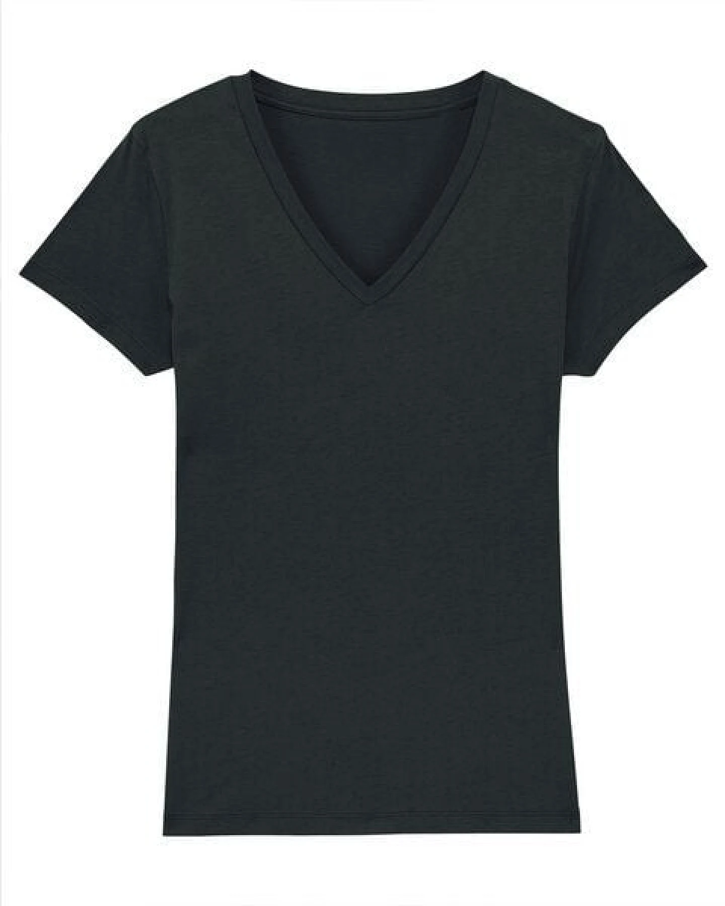 Human Family Damen T-Shirt mit V-Ausschnitt "Evolution - Stand Against" in 4 Farben – Ansicht 2