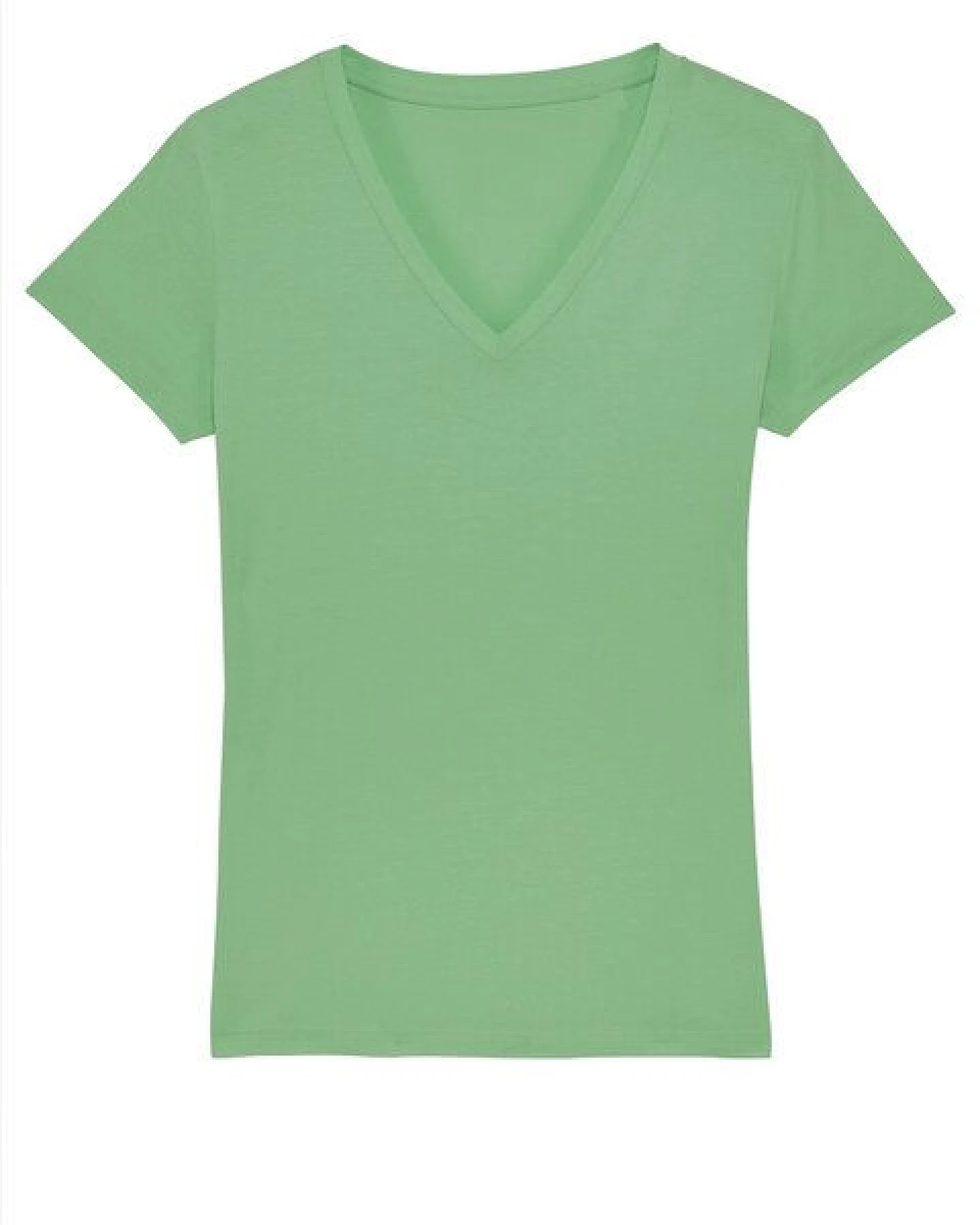 Human Family Damen T-Shirt mit V-Ausschnitt "Evolution - Stand Against" in 4 Farben aus Bio-Baumwolle – Ansicht 3