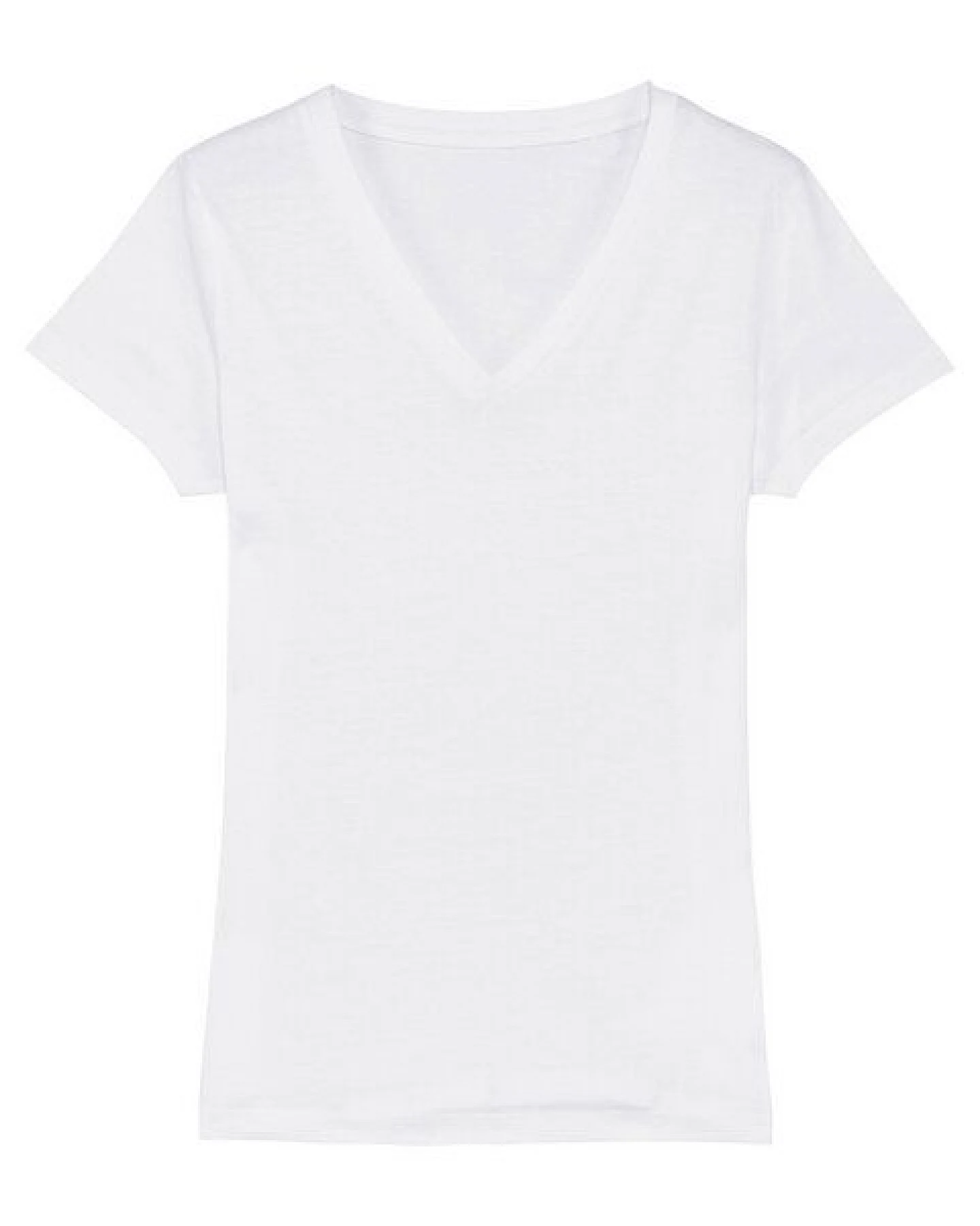 Human Family Damen T-Shirt mit V-Ausschnitt "Evolution - Stand Against" in 4 Farben aus Bio-Baumwolle – Ansicht 3