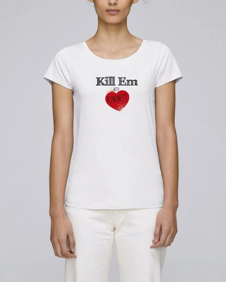Human Family Bio Damen T-Shirt "Faith - Kill Em with Heart"