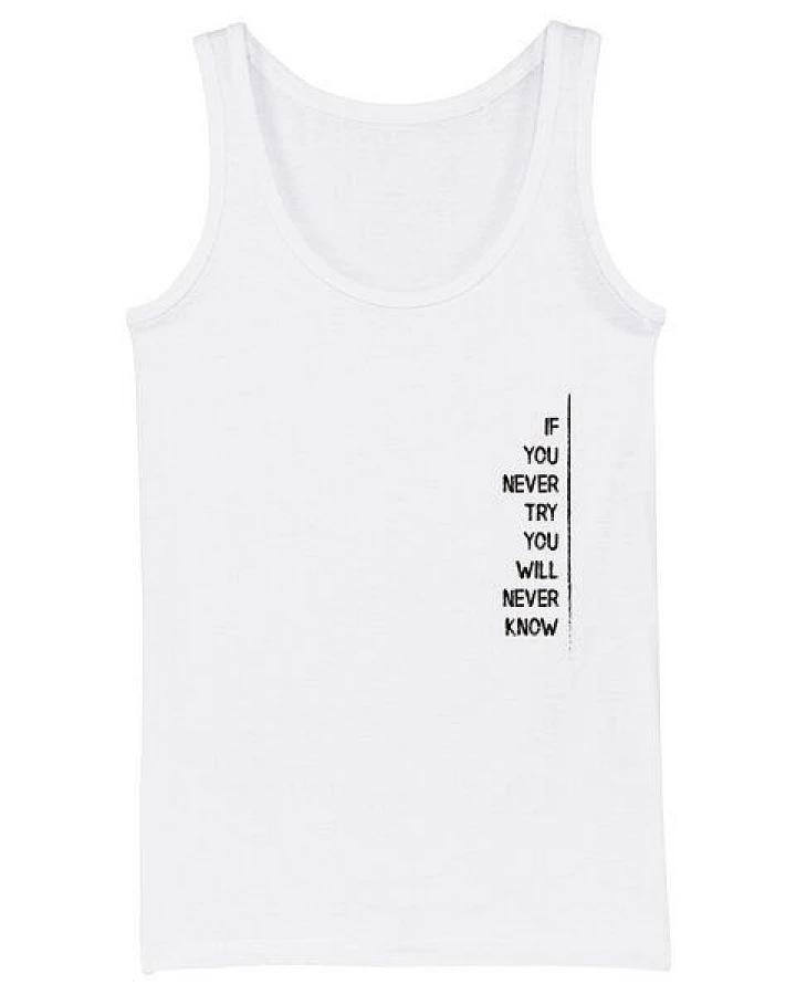 Human Family Bio Damen Tank-Top "Gleam - If U try" in 6 Farben