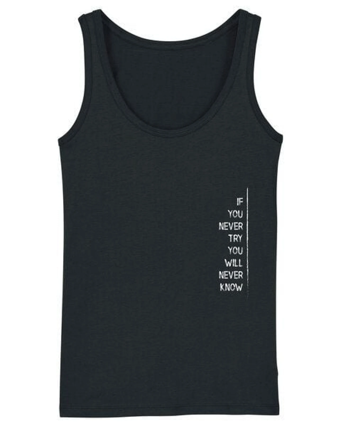 Human Family Bio Damen Tank-Top "Gleam - If U try" in 6 Farben – Ansicht 4