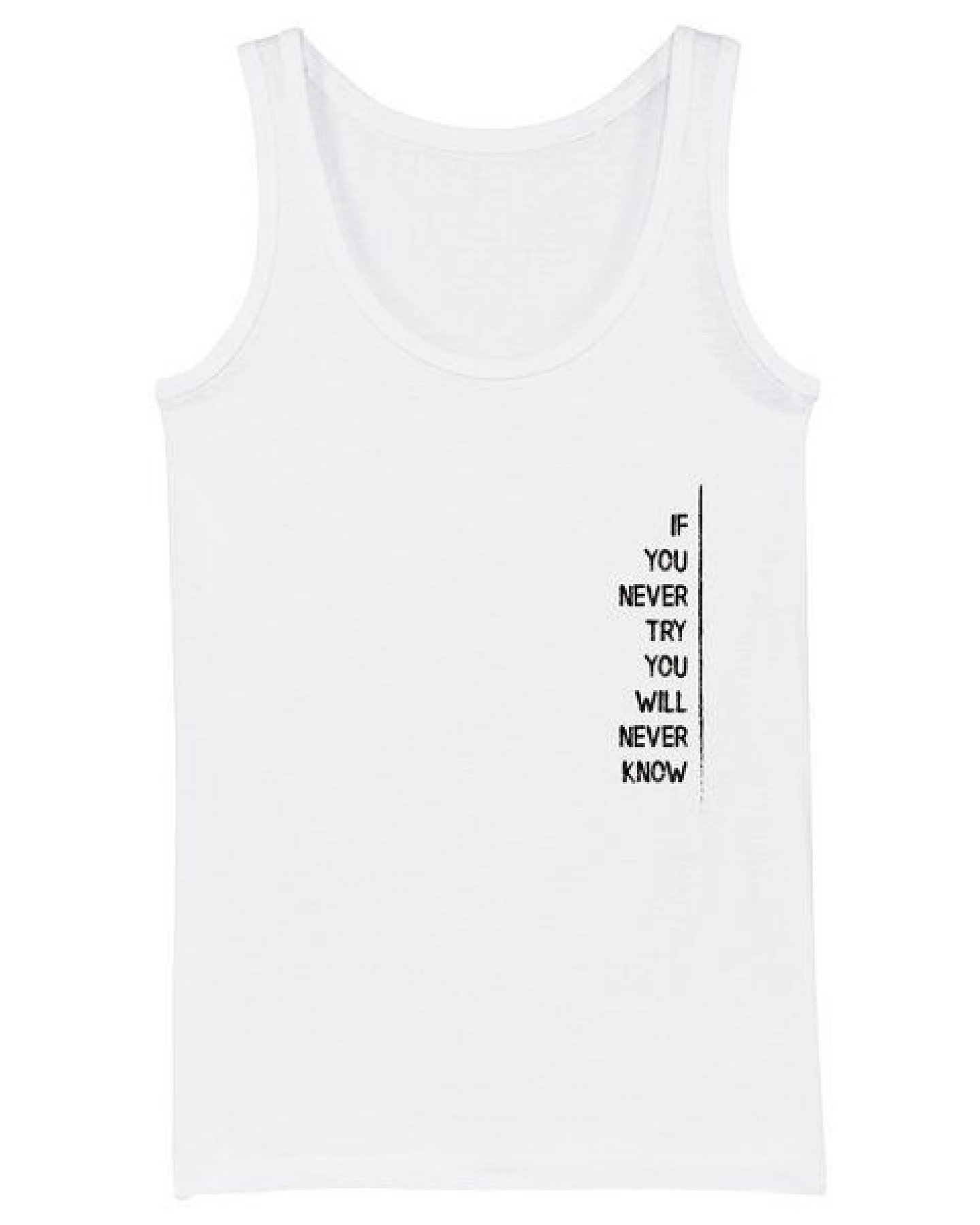 Human Family Bio Damen Tanktop "Gleam - If U try" in 6 Farben aus Bio-Baumwolle – Ansicht 2
