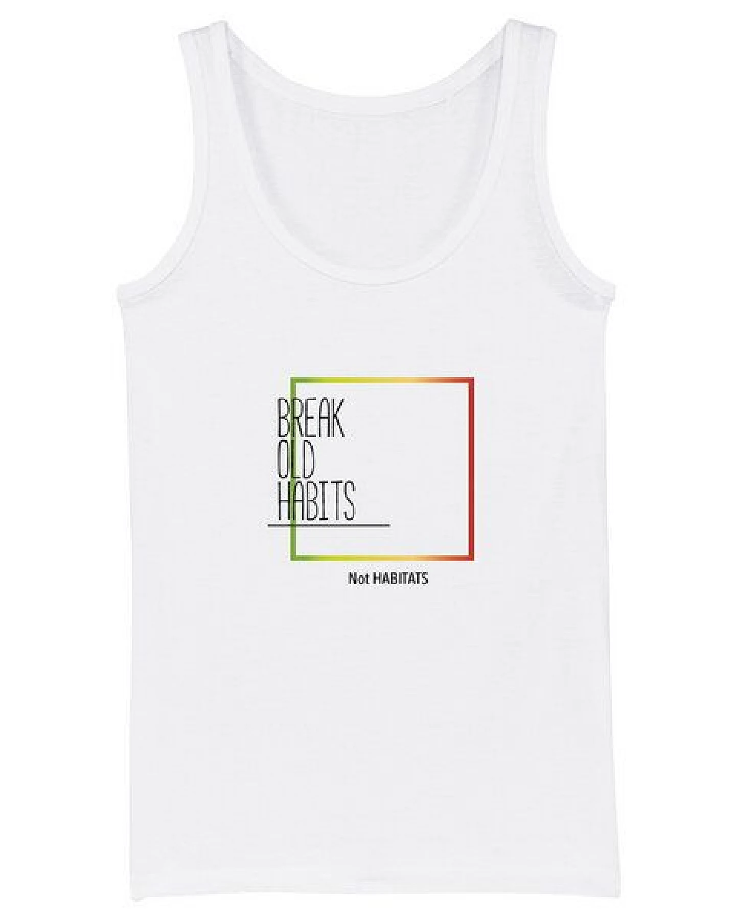 Human Family Damen Tank-Top "Gleam - Old Habits" in Weiß – Ansicht 2