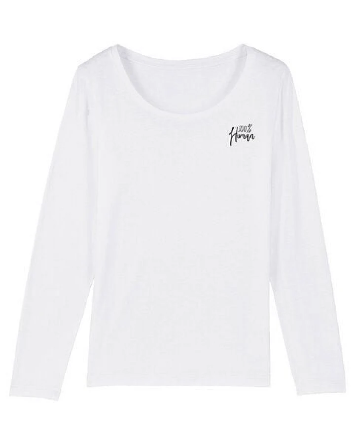 Human Family Bio Damen Longsleeve Shirt - Joker "100% Human" in 3 Farben
