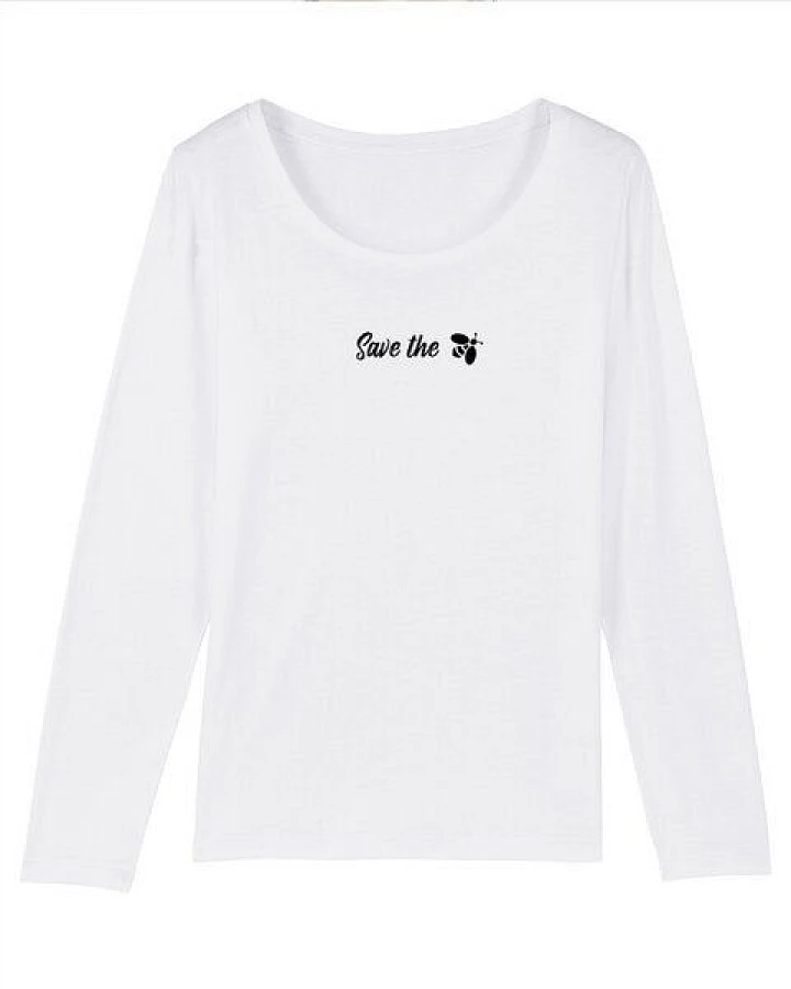 Human Family Bio Damen Longsleeve Shirt - Joker "Save the Bees" in 3 Farben