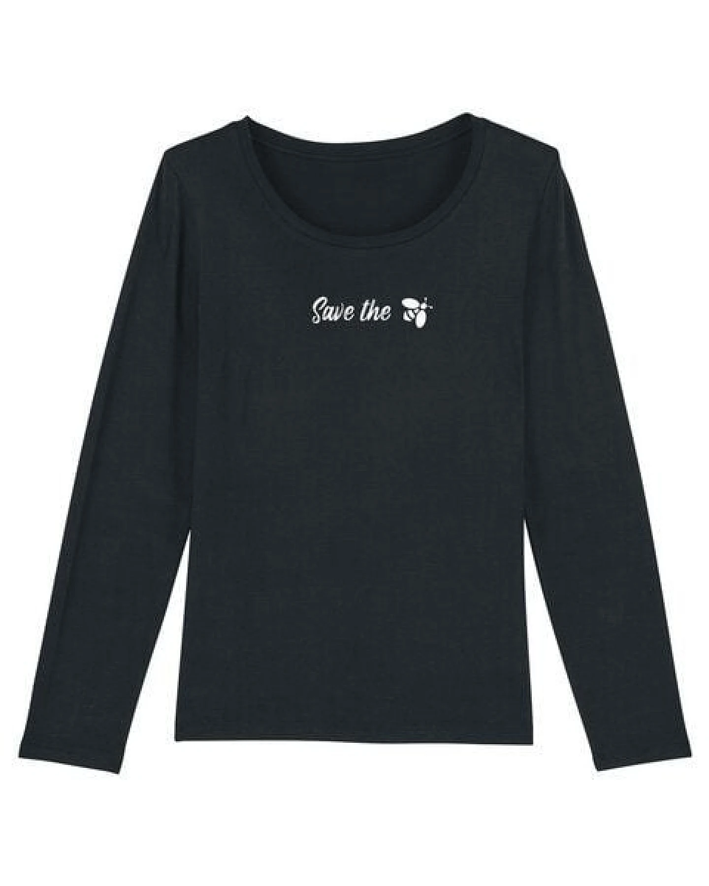Human Family Bio Damen Longsleeve Shirt - Joker "Save the Bees" in 3 Farben – Ansicht 2