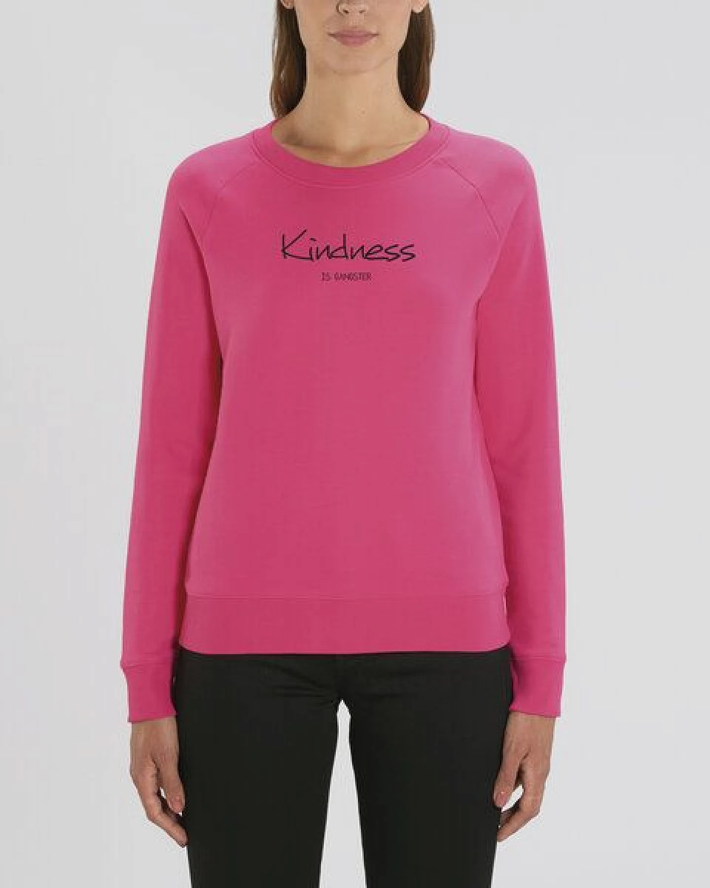 Human Family Bio Damen Sweatshirt - Feel Kindness - in 4 Farben – Ansicht 3