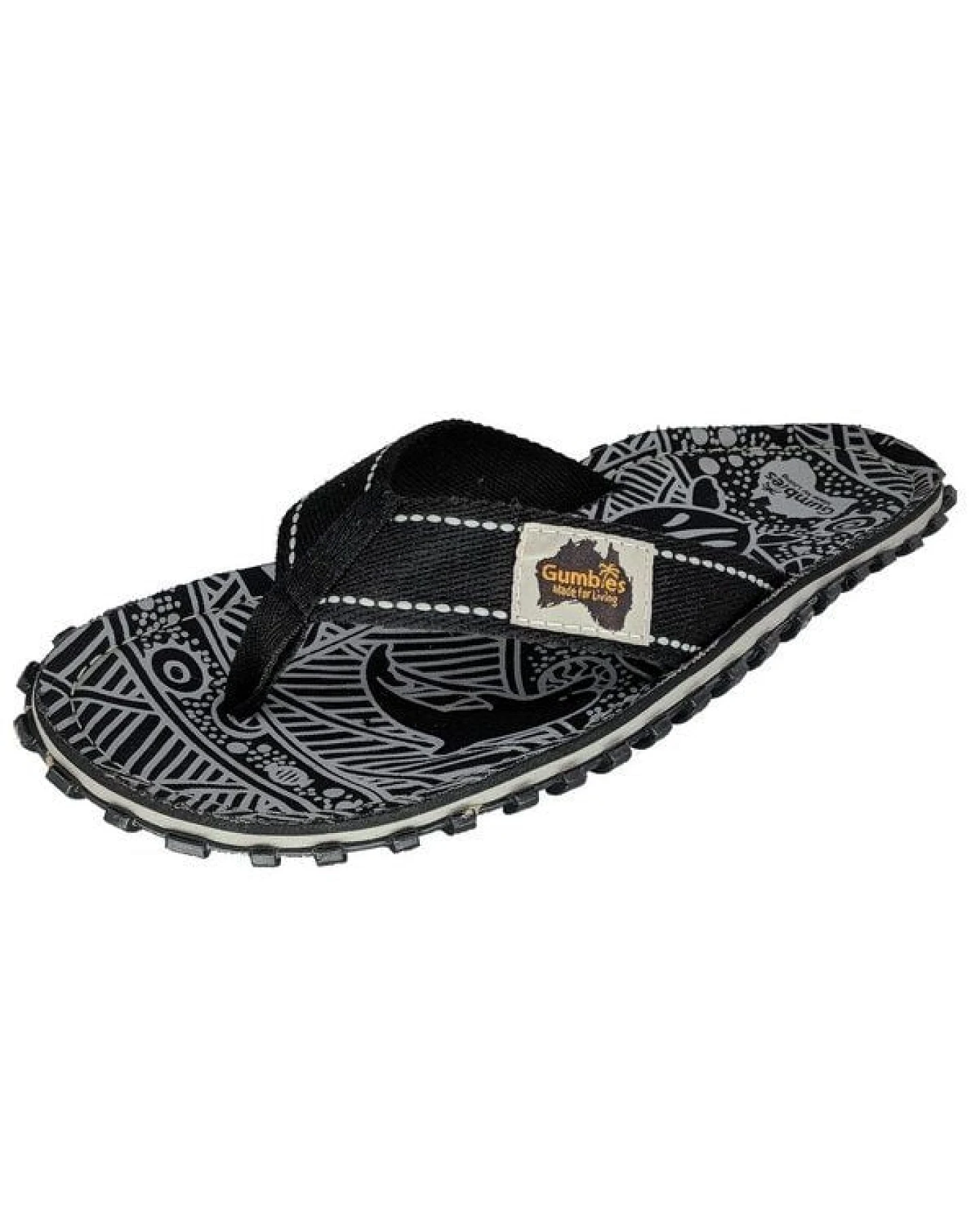 GUMBIES Black Nature - Badesandalen für Damen und Herren – Ansicht 3