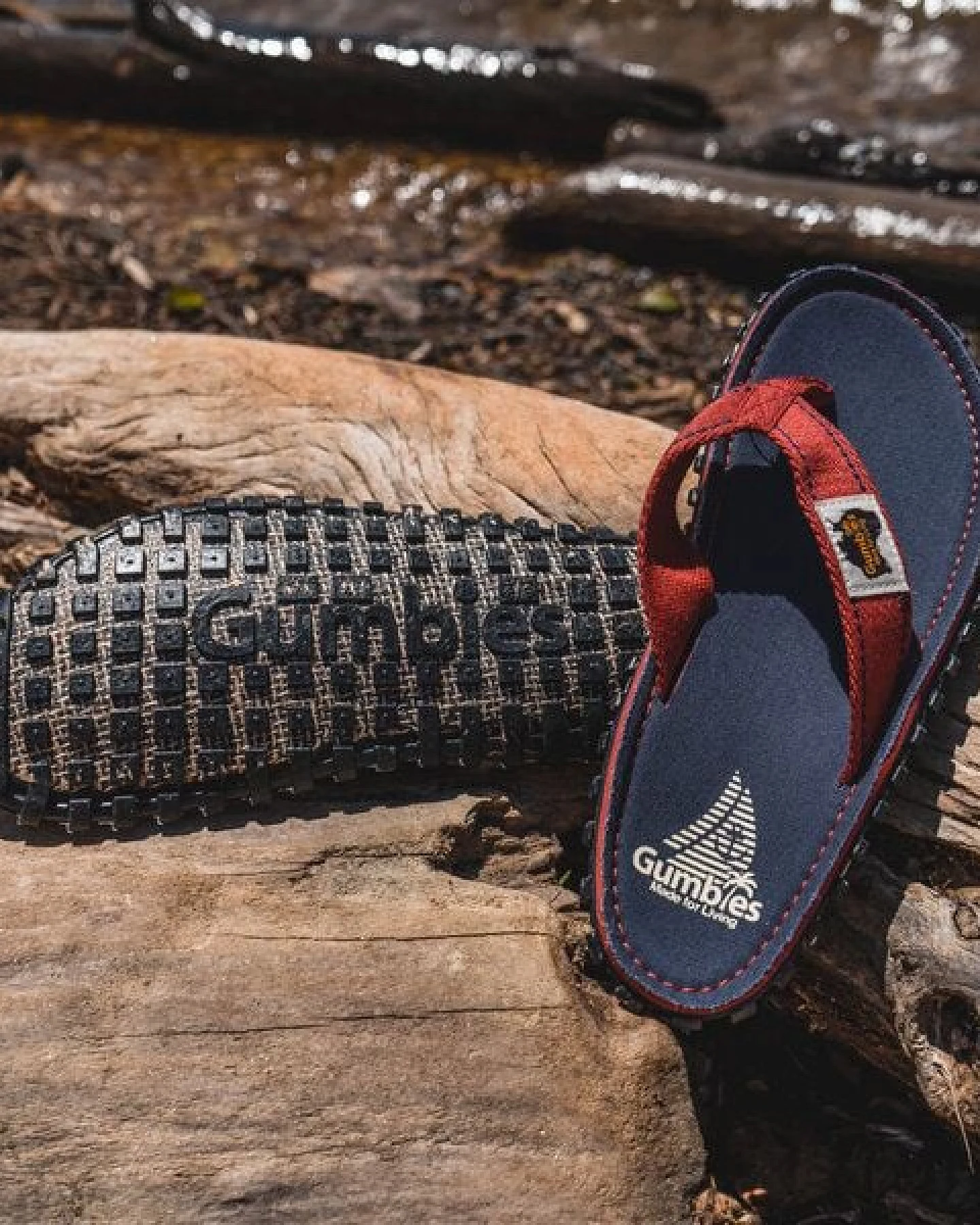 GUMBIES Navy Coast – Zehensandalen für den Sommer – Ansicht 4