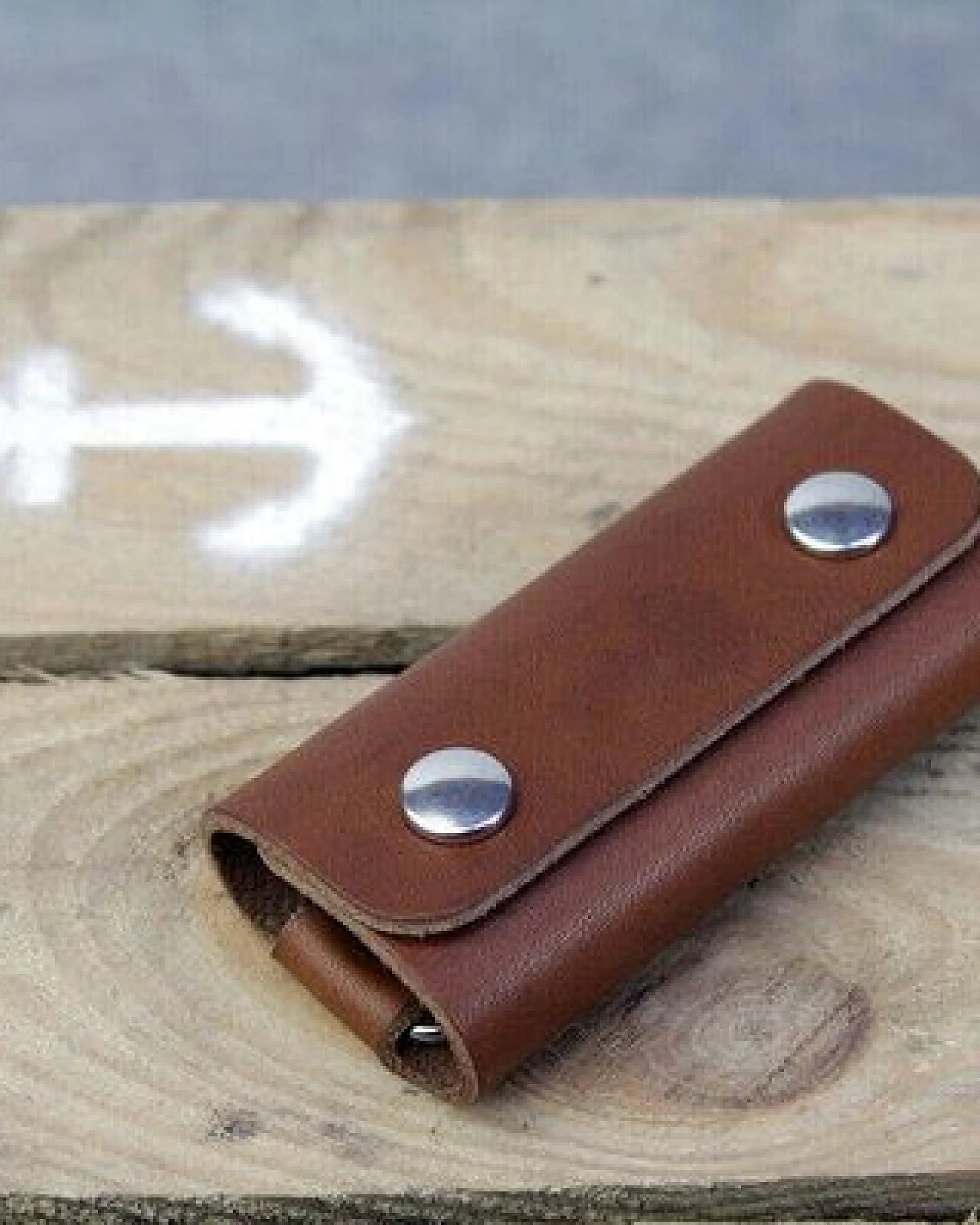 Pack & Smooch Schlüsselmäppchen, Schlüsseletui FESTMOKER pflanzlich gegerbtes Leder – Ansicht 4