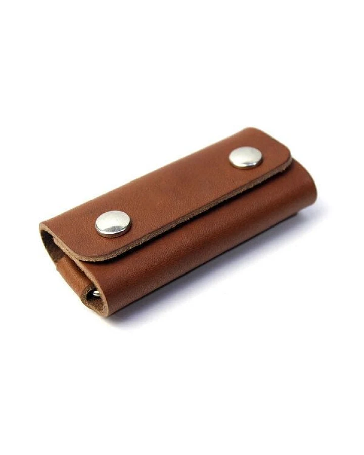 Pack & Smooch Schlüsselmäppchen, Schlüsseletui FESTMOKER pflanzlich gegerbtes Leder