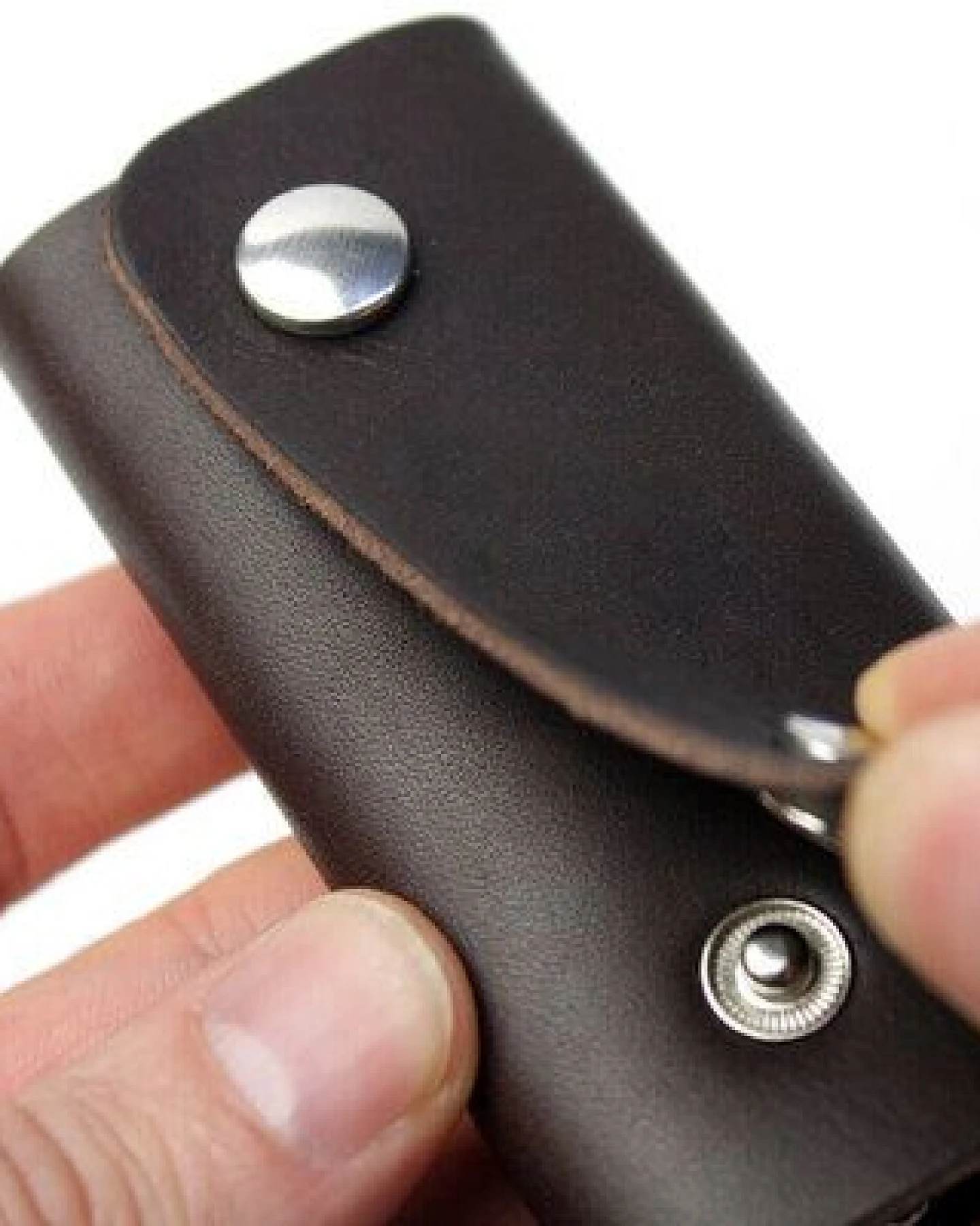 Pack & Smooch Schlüsselmäppchen, Schlüsseletui FESTMOKER pflanzlich gegerbtes Leder – Ansicht 2