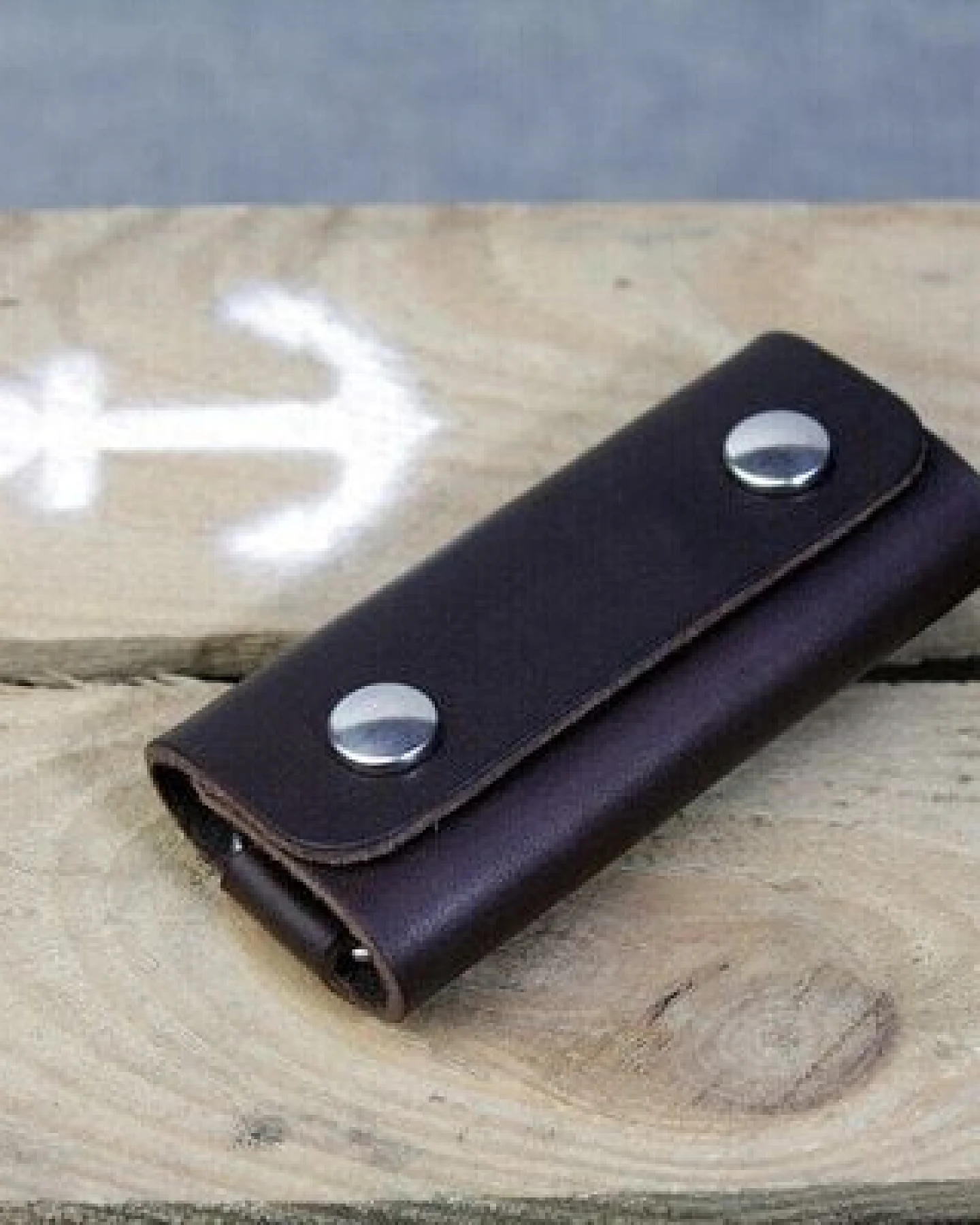 Pack & Smooch Schlüsselmäppchen, Schlüsseletui FESTMOKER pflanzlich gegerbtes Leder – Ansicht 4