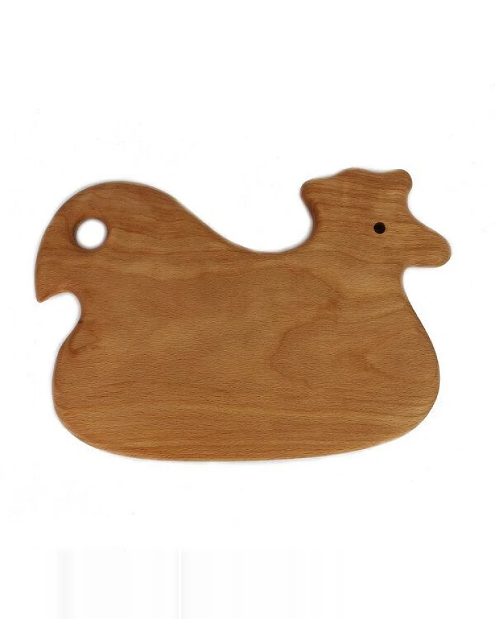 Mitienda Shop Frühstücksbrettchen mit Tiermotiv Igel / Huhn