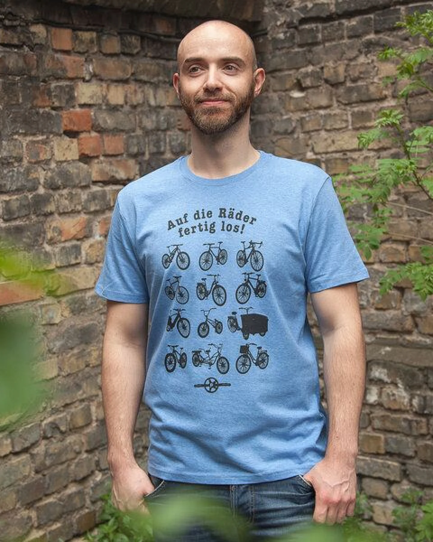 päfjes Auf die Räder fertig los! - Fair Wear Männer T-Shirt – Ansicht 2