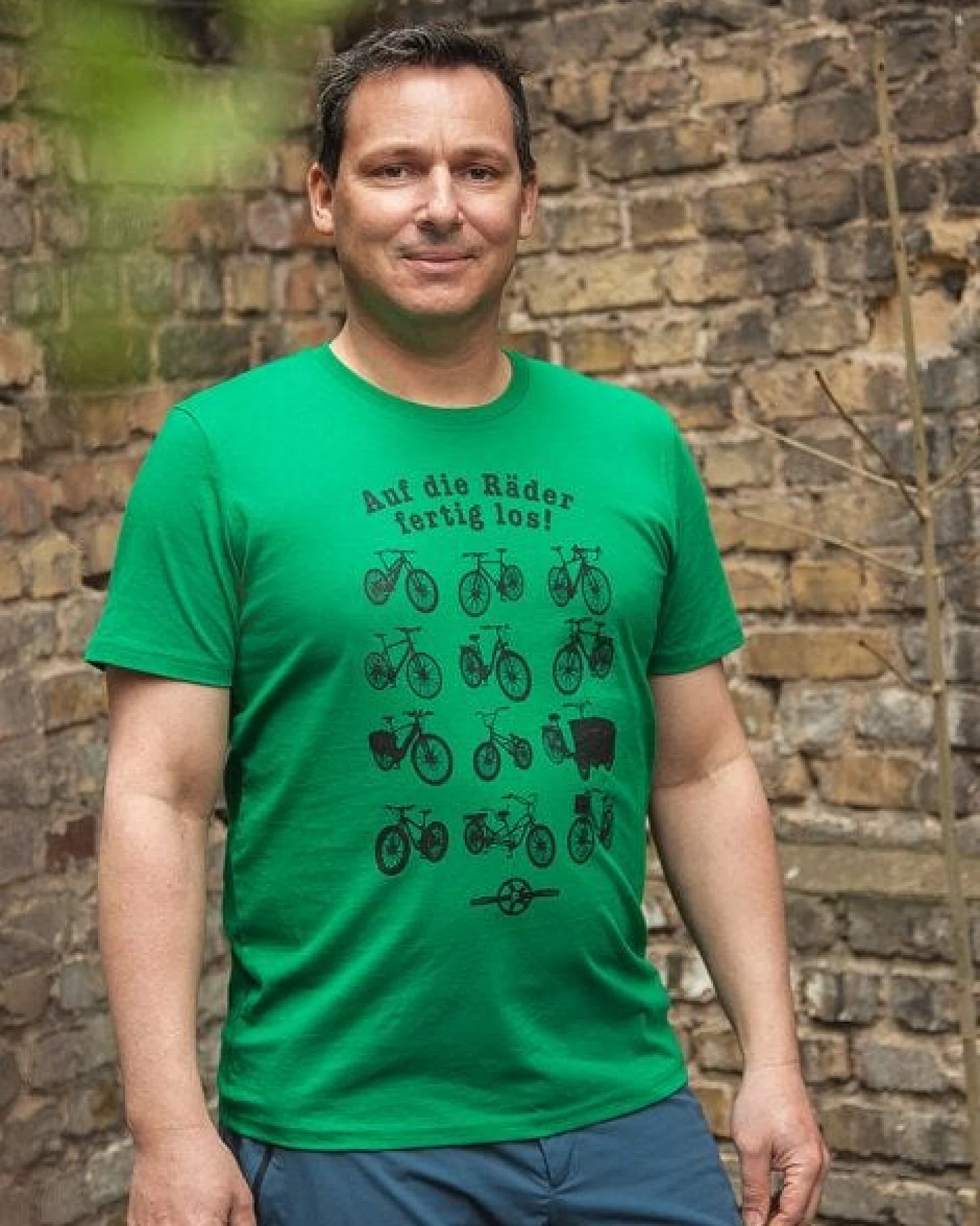 päfjes Auf die Räder fertig los! - Fair Wear Männer T-Shirt – Ansicht 4