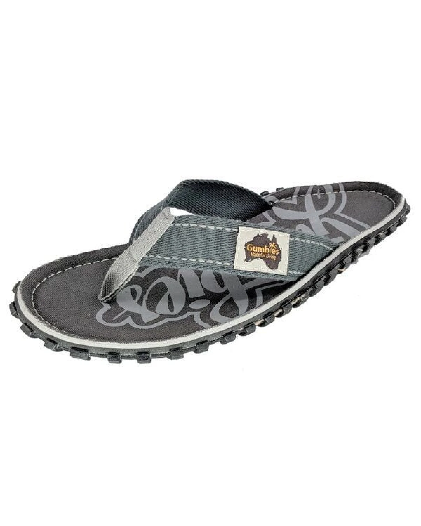 GUMBIES Cool Grey – Nachhaltige Zehensandalen für Damen und Herren – Ansicht 3