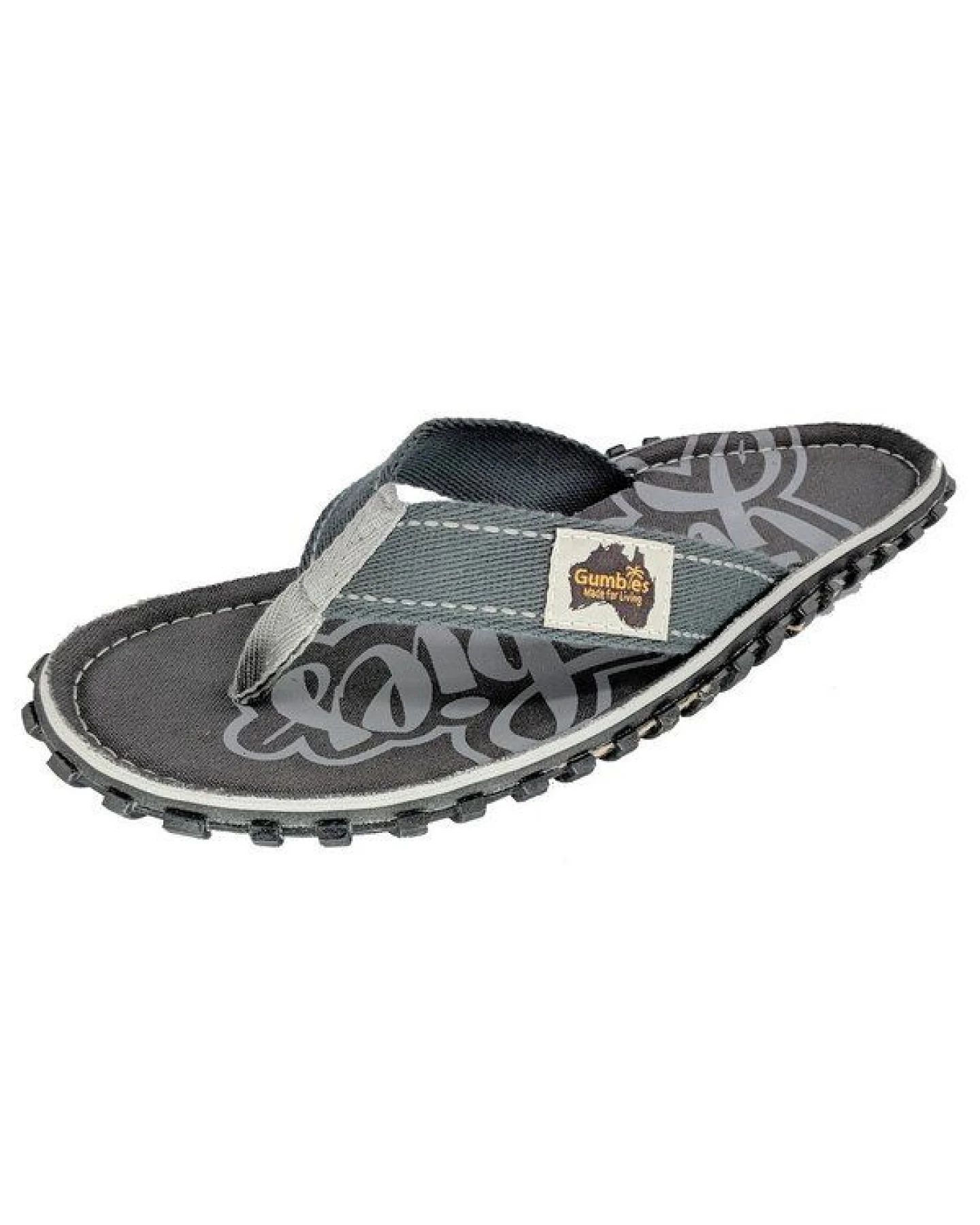 GUMBIES Cool Grey – Nachhaltige Zehensandalen für Damen und Herren – Ansicht 3