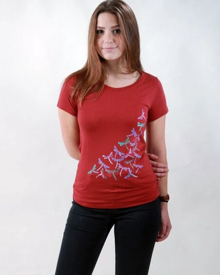 NATIVE SOULS T-Shirt Damen - New Dragonflies