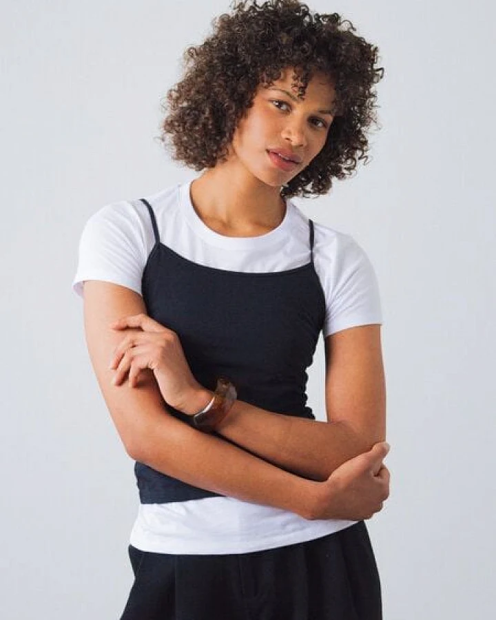 Honest Basics Damen Spaghetti Top aus Bio- und recycelter Baumwolle