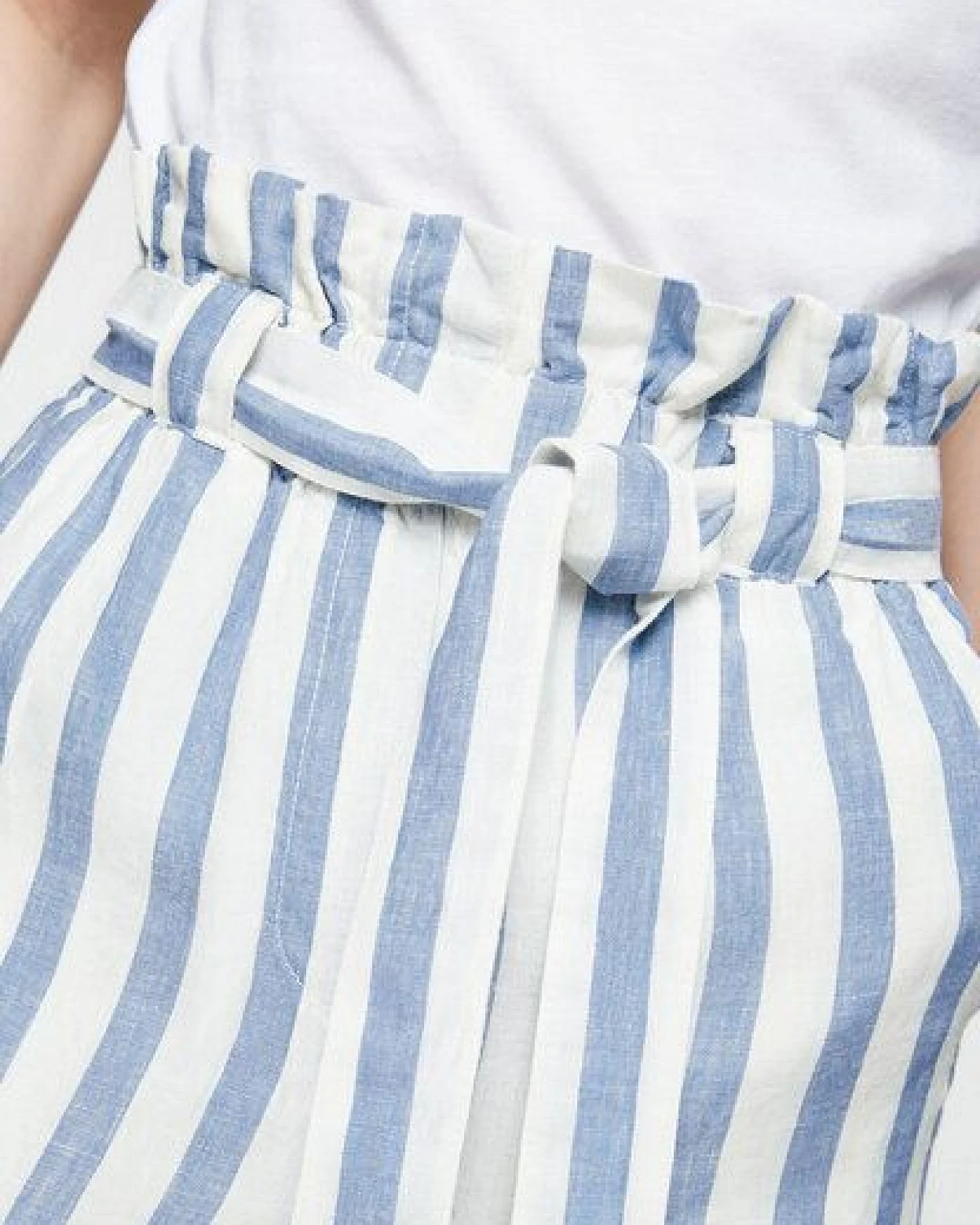 ARMEDANGELS ELIAA BLOCK STRIPE - Damen Shorts aus Bio-Leinen – Ansicht 3