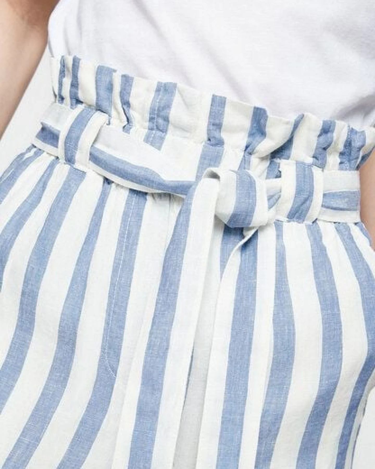 ARMEDANGELS ELIAA BLOCK STRIPE - Damen Shorts aus Bio-Leinen – Ansicht 3