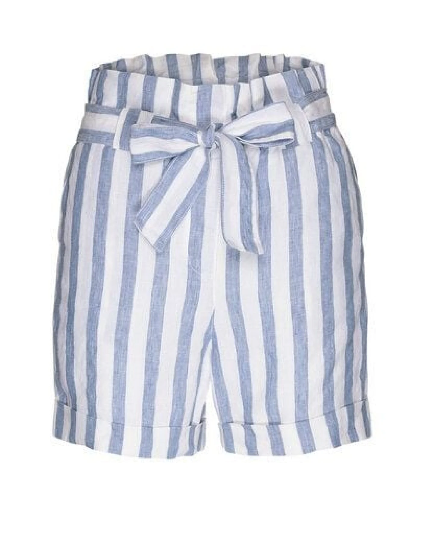 ARMEDANGELS ELIAA BLOCK STRIPE - Damen Shorts aus Bio-Leinen – Ansicht 4