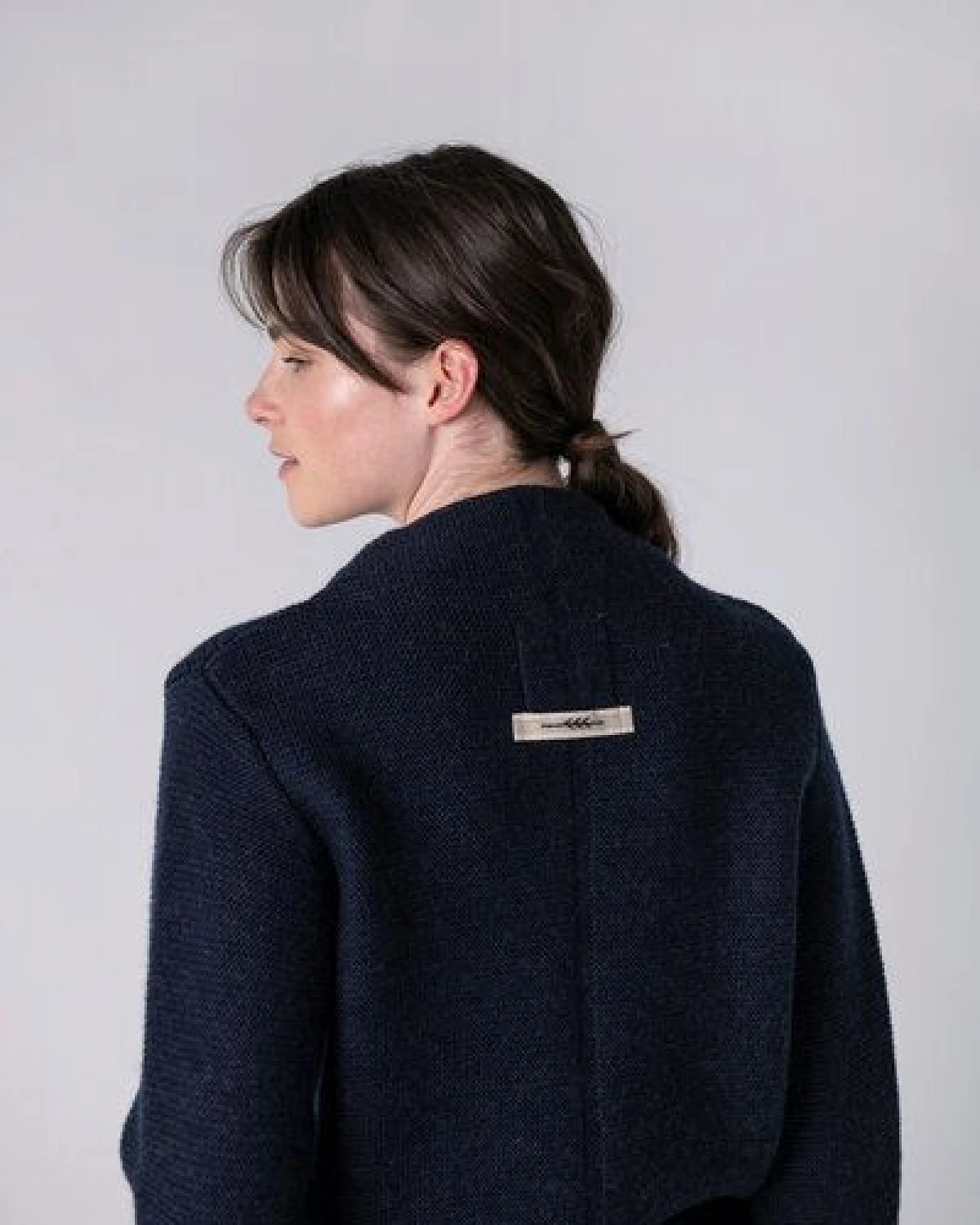 Grenz/gang Damen Strickjacke ELLY aus Schurwolle (kbT) - uni – Ansicht 4