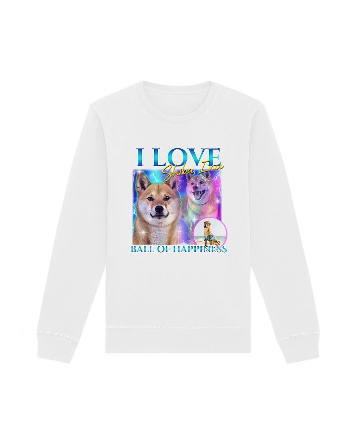Oat Milk Club Damen vegan Sweatshirt Ball Of Happiness Weiß