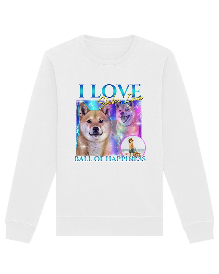 Oat Milk Club Damen vegan Sweatshirt Ball Of Happiness Weiß